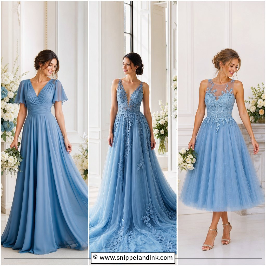 35 Blue Wedding Dress Ideas for a Bold Romantic Bridal Look