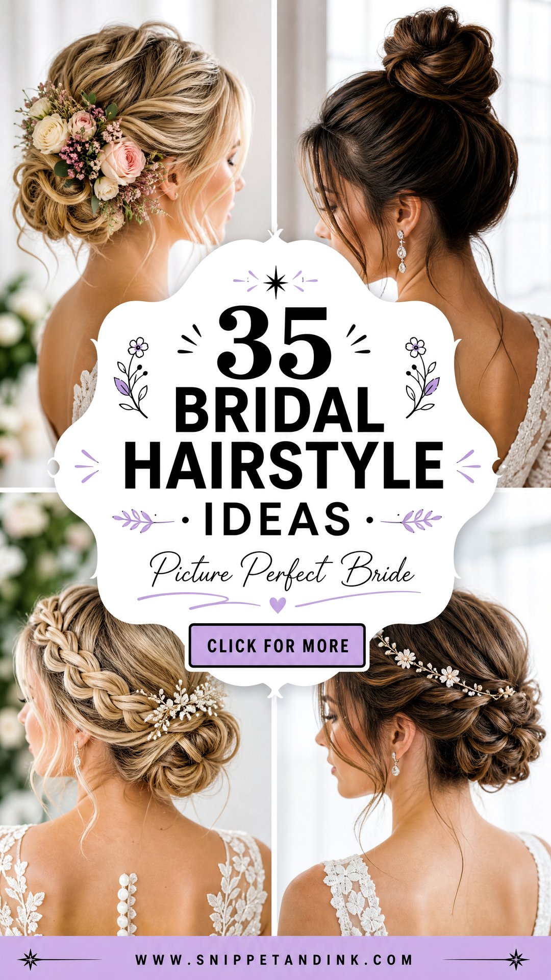 35 Bridal Hairstyle Ideas for a Picture-Perfect Day - 35 Bridal Hairstyle Ideas for a Picture-Perfect Day