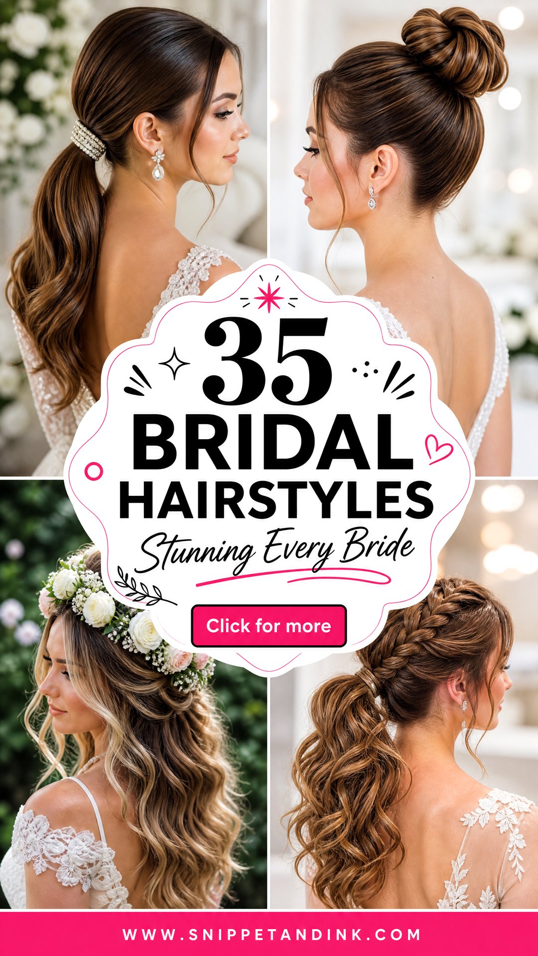 35 Bridal Hairstyles That Look Stunning on Every Bride - 35 Bridal Hairstyles That Look Stunning on Every Bride