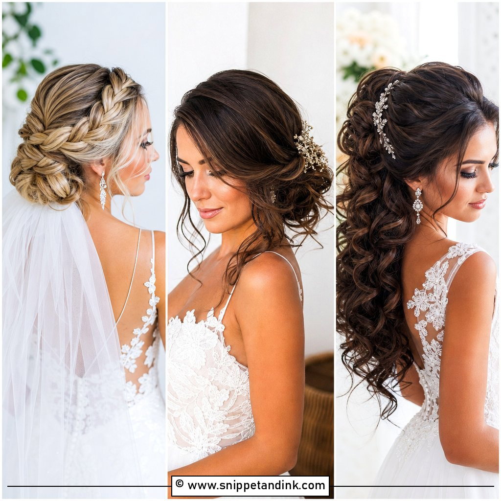 35 Bridal Updo Ideas for Timeless Wedding Elegance