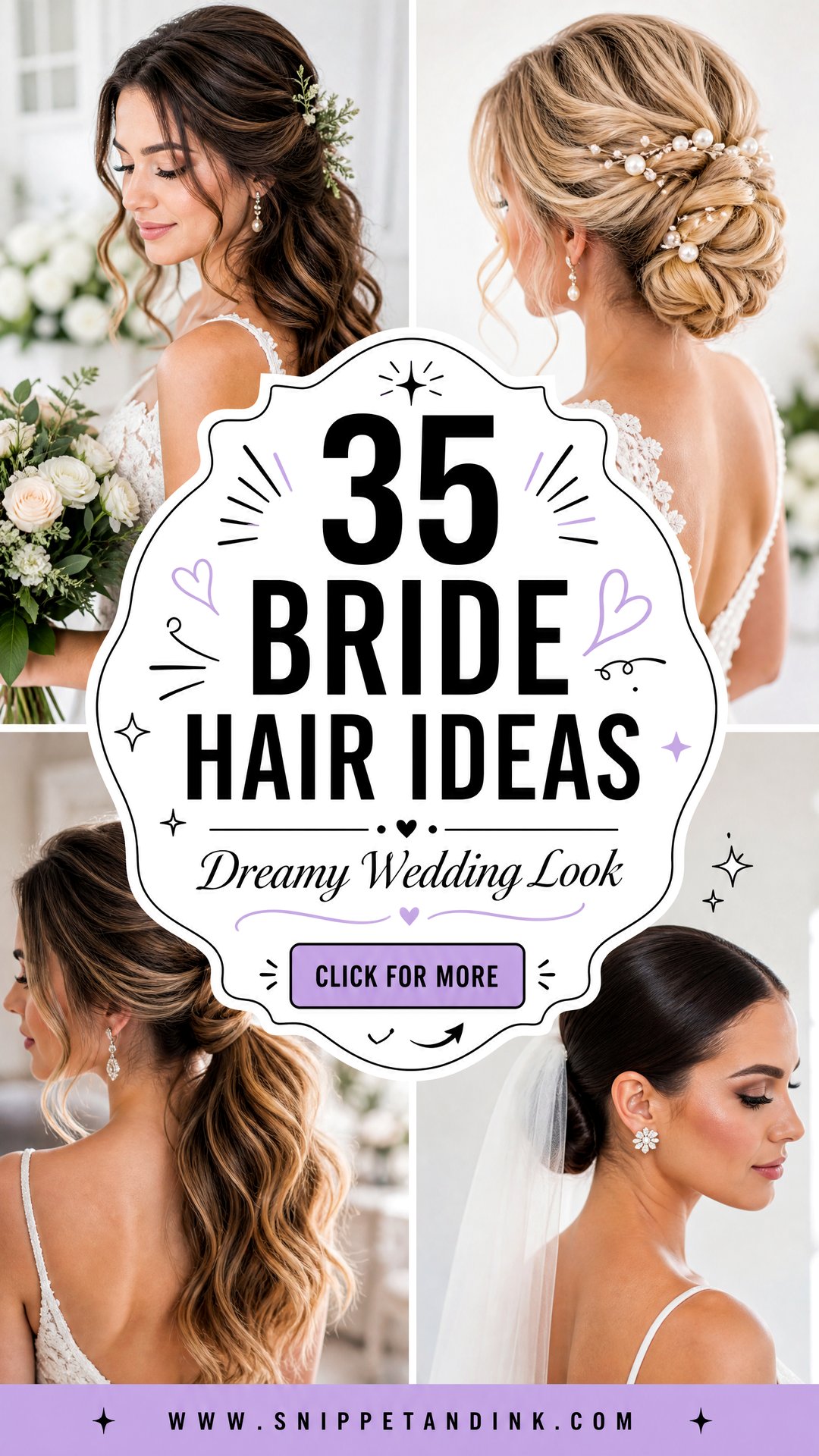 35 Bride Hair Ideas for a Dreamy Wedding Look - 35 Bride Hair Ideas for a Dreamy Wedding Look
