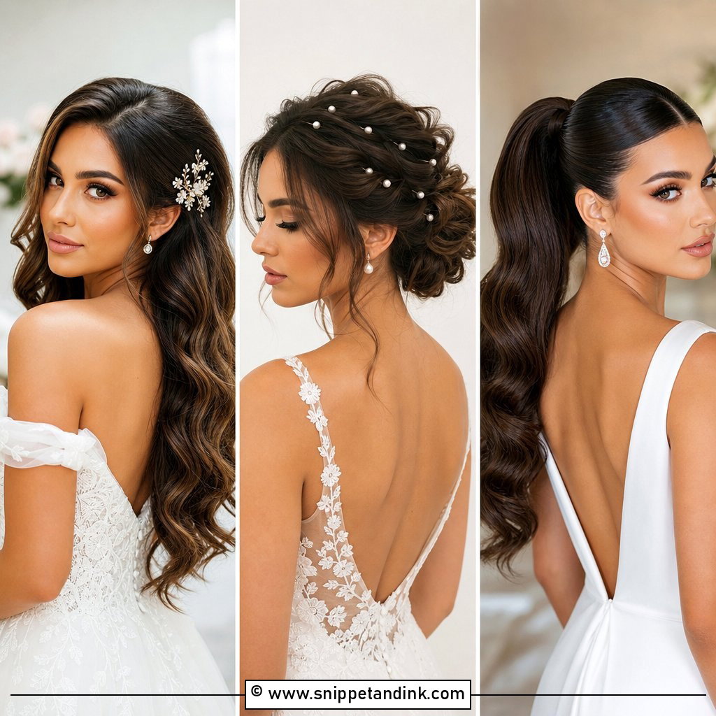 35 Bride Hair Ideas for a Dreamy Wedding Look