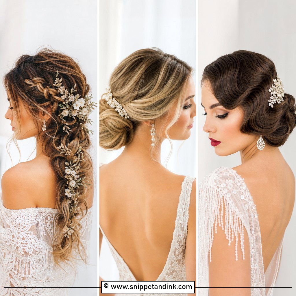 35 Bride Hairstyles for a Dreamy Wedding Day Look