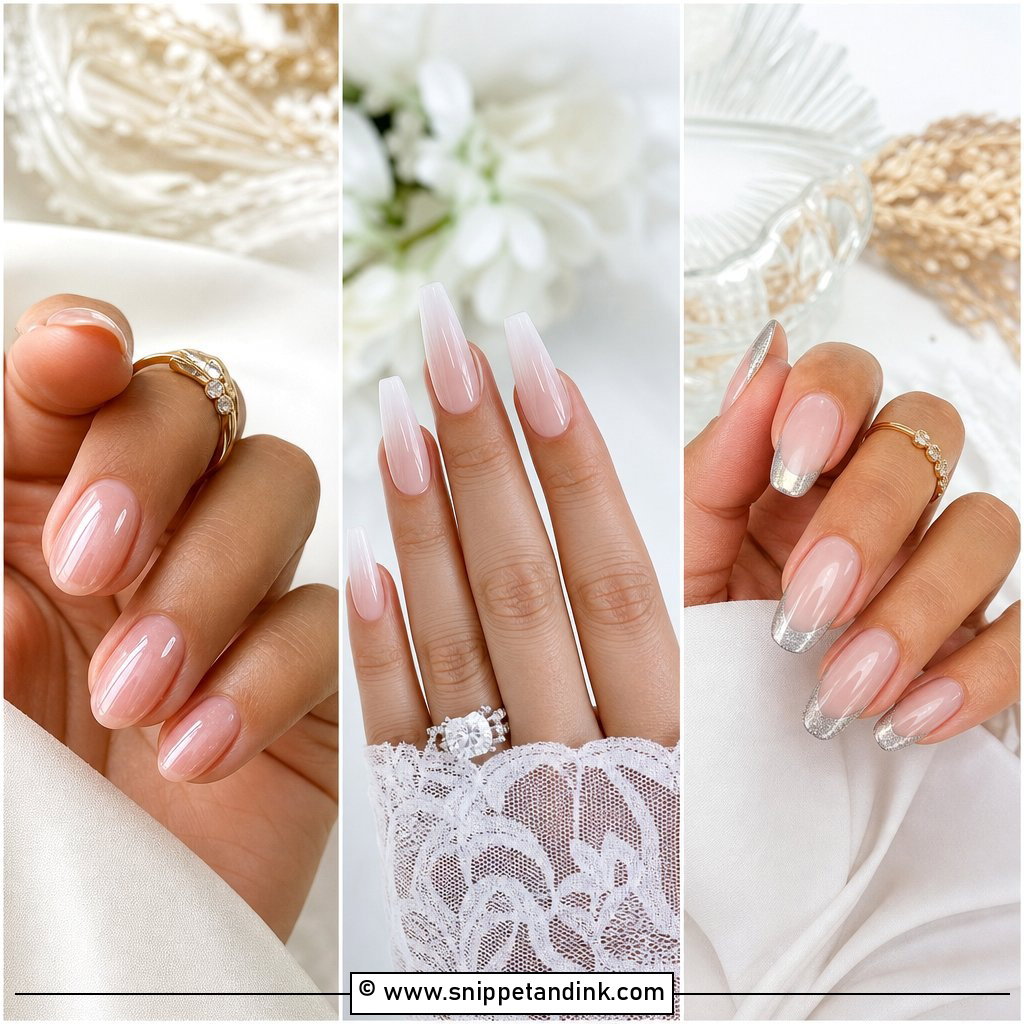 35 Bride Nails Ideas for a Stunning Wedding Manicure