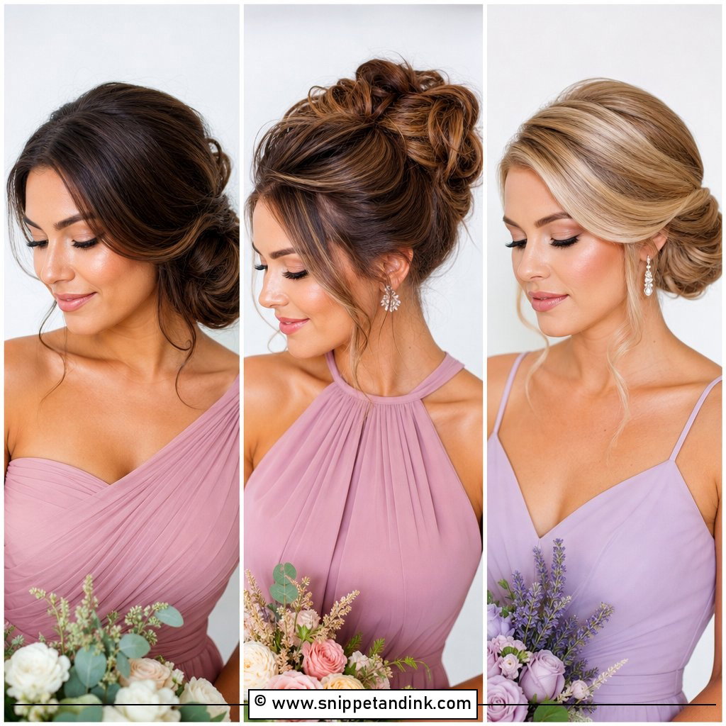 35 Bridesmaid Hair Updo Ideas for Every Wedding