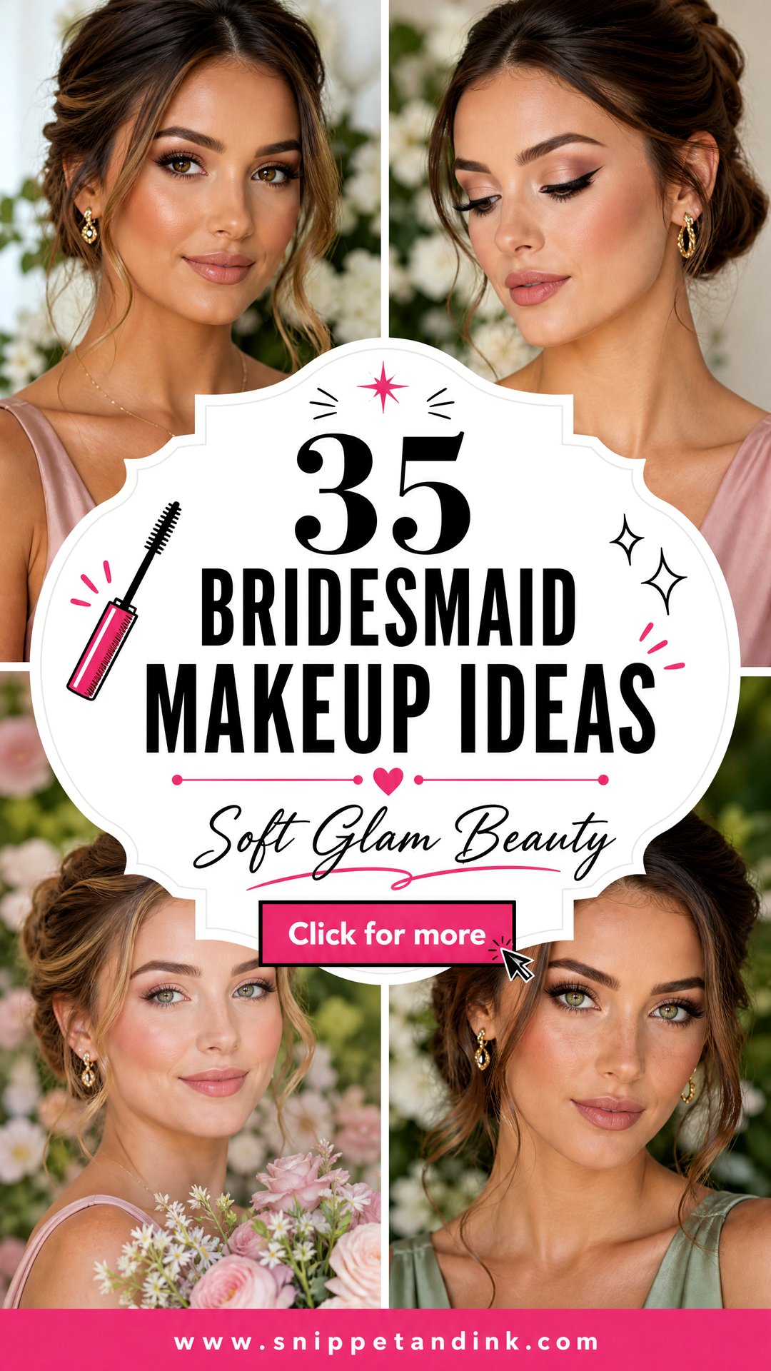 35 Bridesmaid Makeup Ideas for Soft Glam Beauty - 35 Bridesmaid Makeup Ideas for Soft Glam Beauty