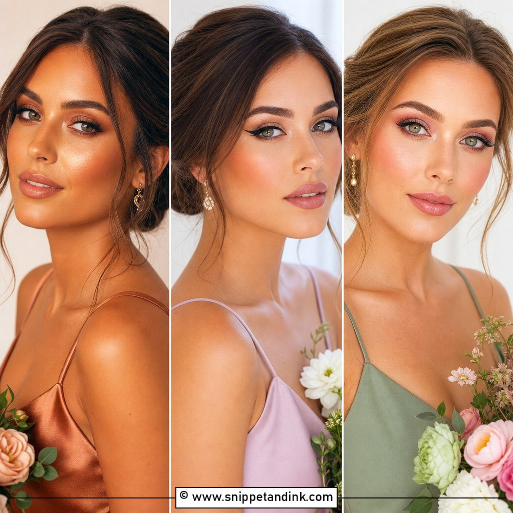 35 Bridesmaid Makeup Ideas for Soft Glam Beauty