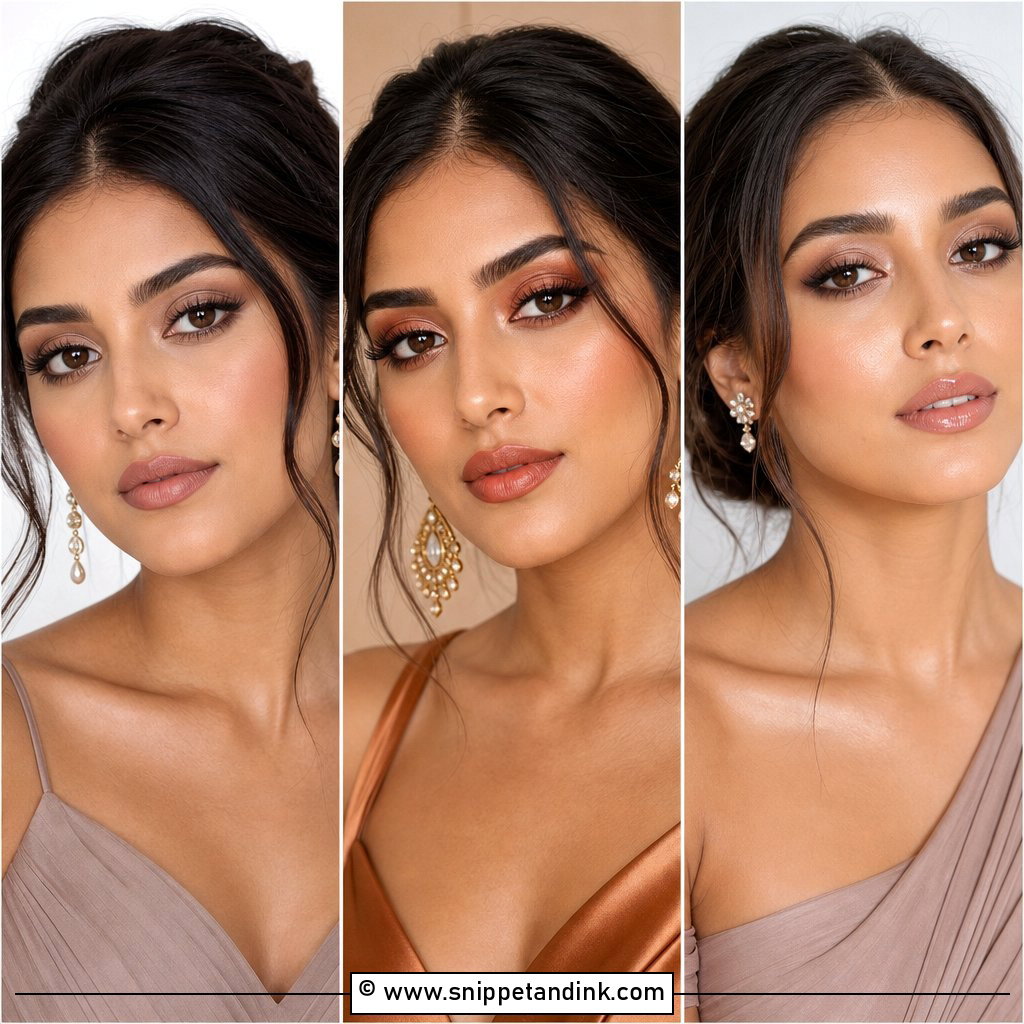 35 Bridesmaid Makeup for Brown Eyes to Enhance Glow