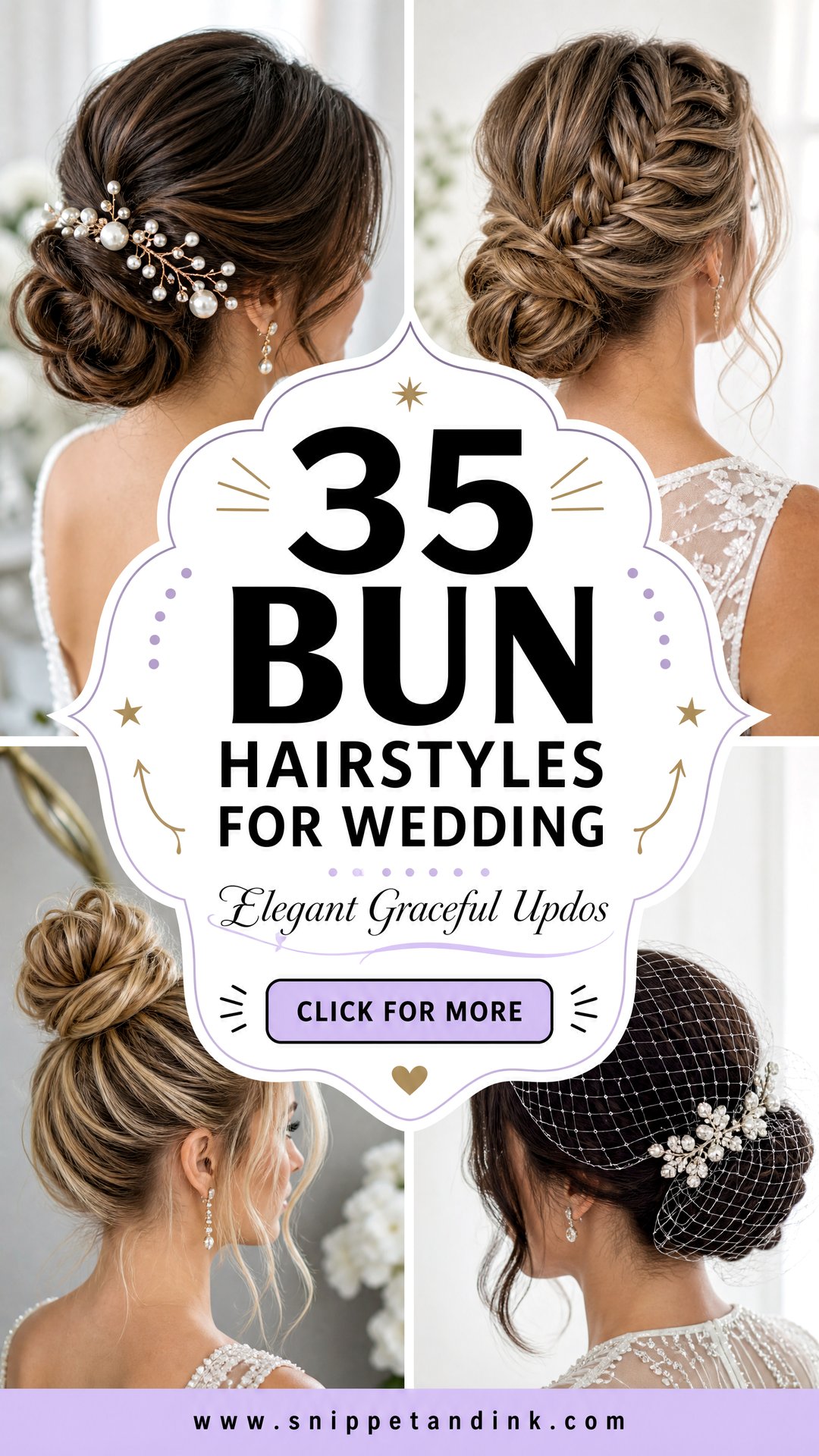 35 Bun Hairstyles for Wedding Elegance and Grace - 35 Bun Hairstyles for Wedding Elegance and Grace