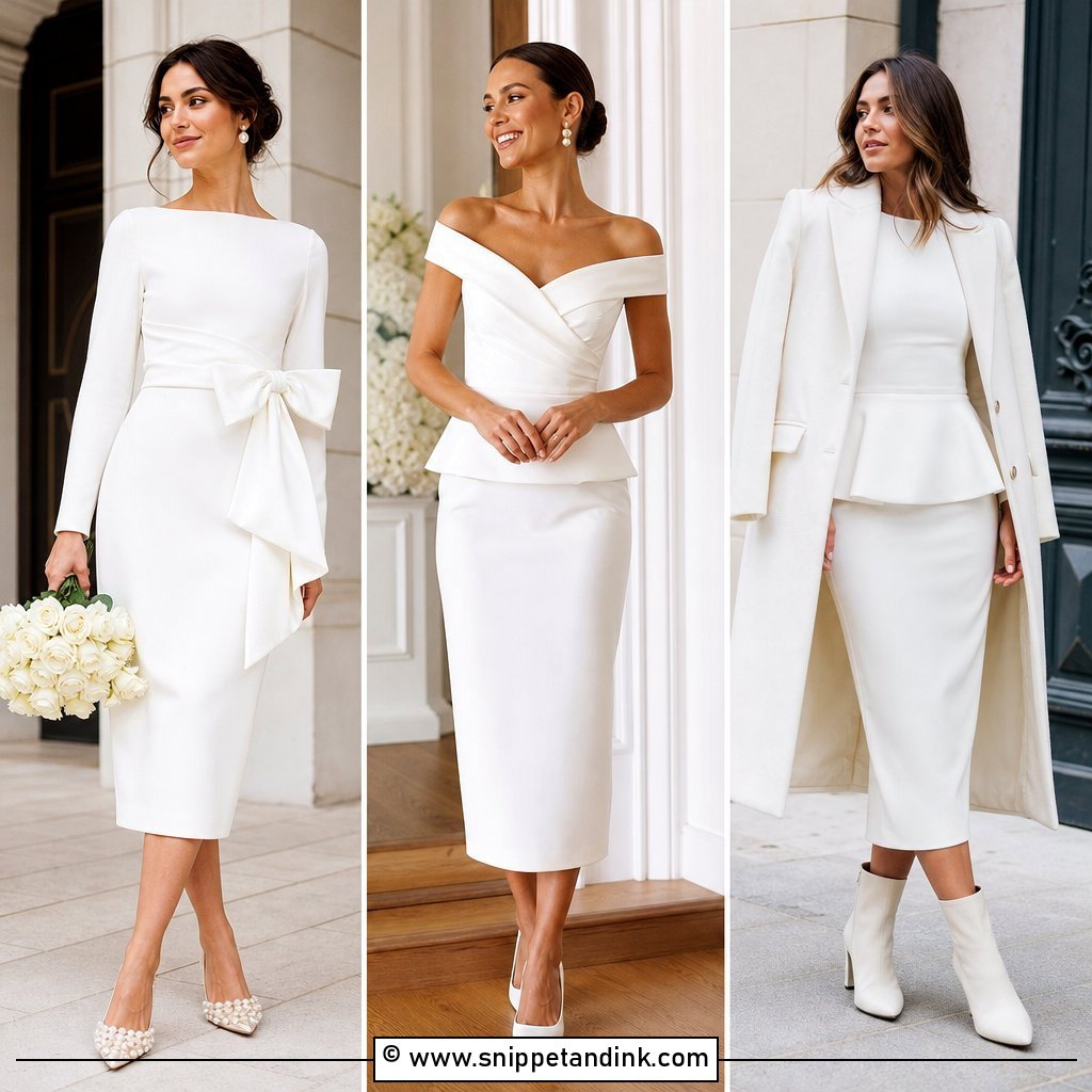 35 Civil Wedding Dress Ideas for Modern Courthouse Brides