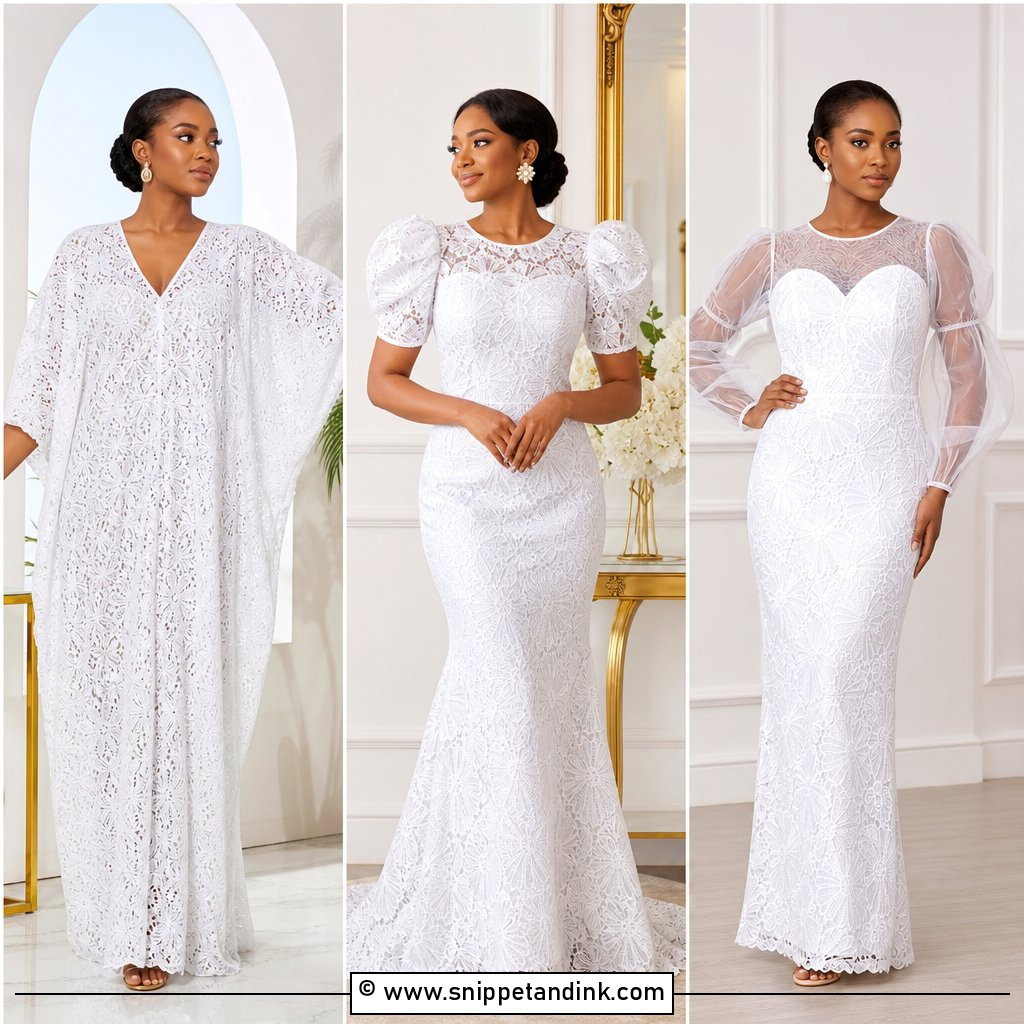 35 Cord Lace Gown Styles for Elegant Wedding Looks