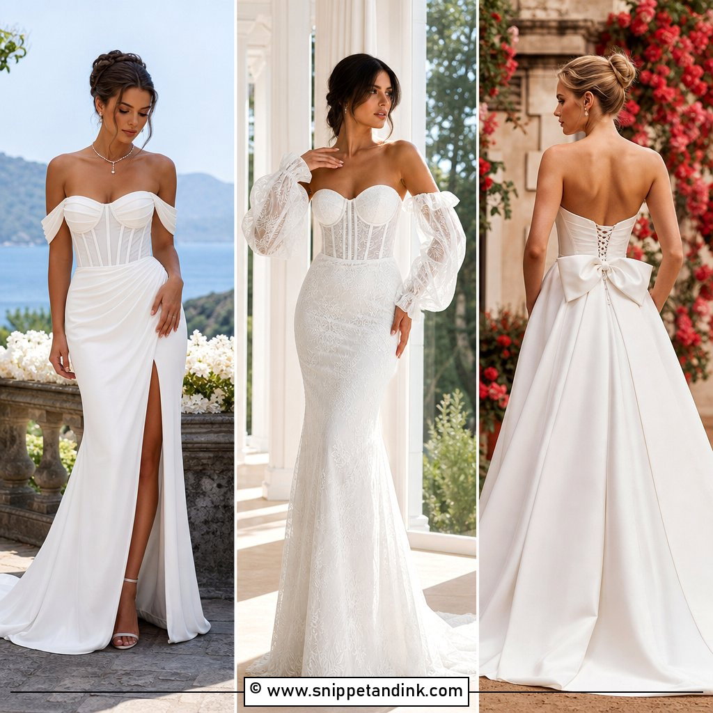 35 Corset Wedding Dress Ideas for a Stunning Bridal Shape
