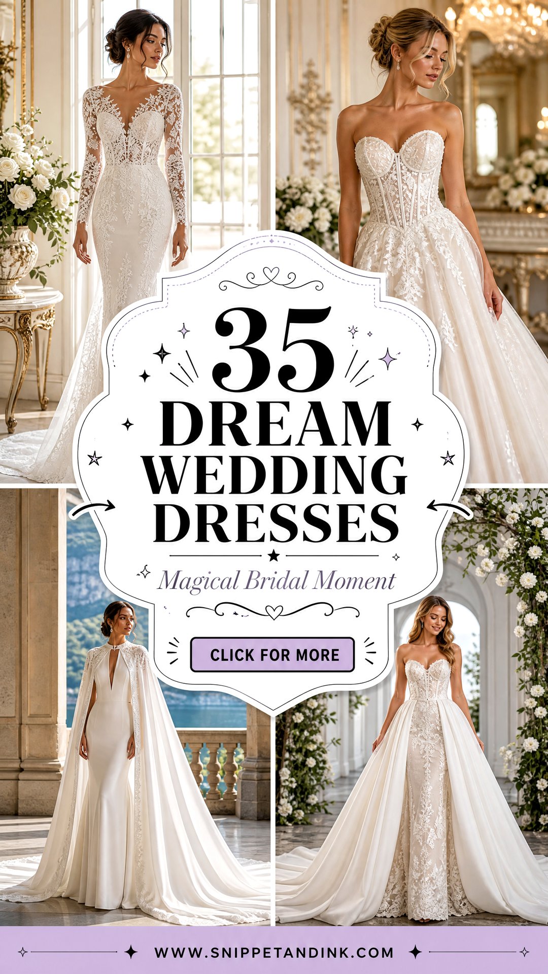 35 Dream Wedding Dresses for a Magical Bridal Moment - 35 Dream Wedding Dresses for a Magical Bridal Moment