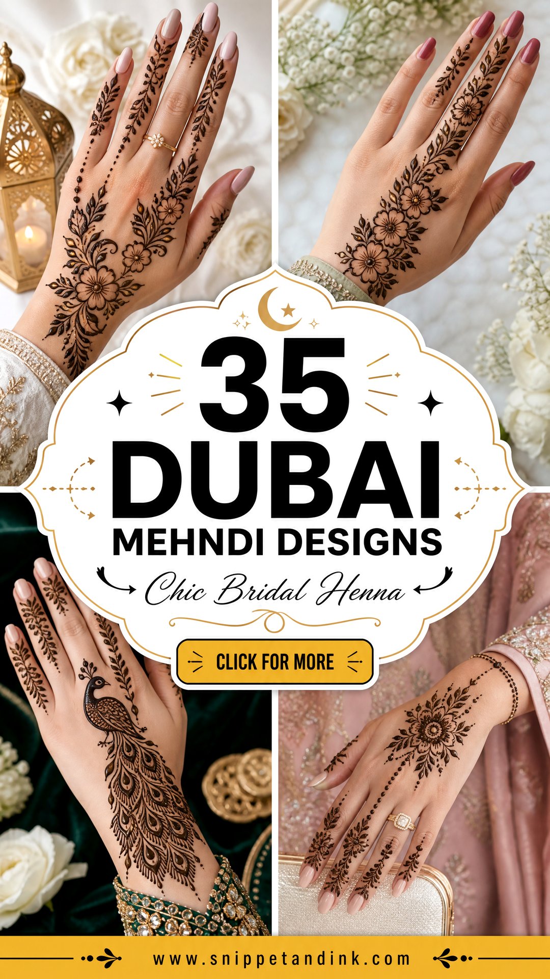 35 Dubai Mehndi Designs for Chic Bridal Inspiration - 35 Dubai Mehndi Designs for Chic Bridal Inspiration