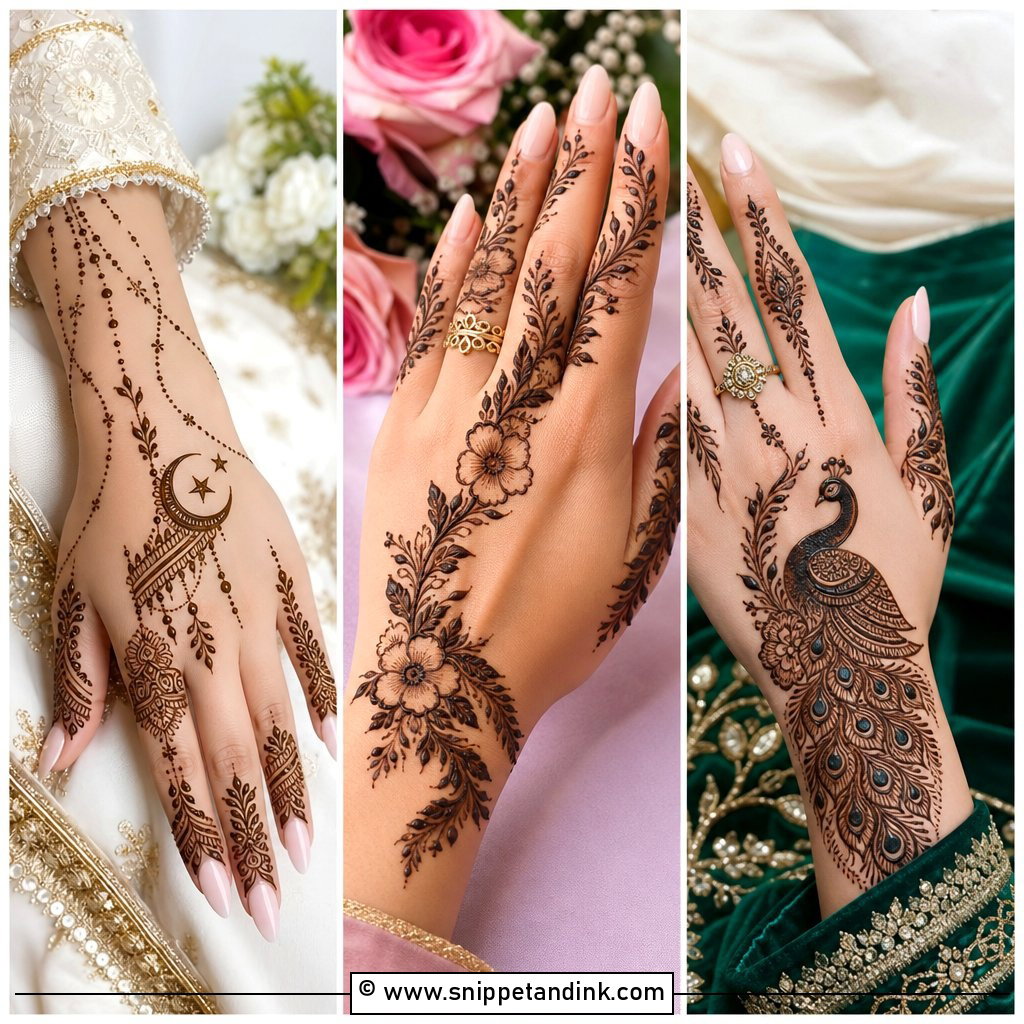 35 Dubai Mehndi Designs for Chic Bridal Inspiration