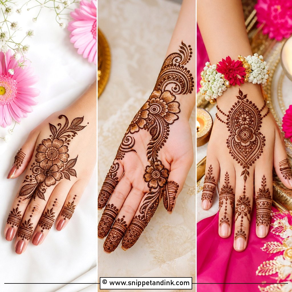 35 Easy Mehndi Designs for Beginners and Brides