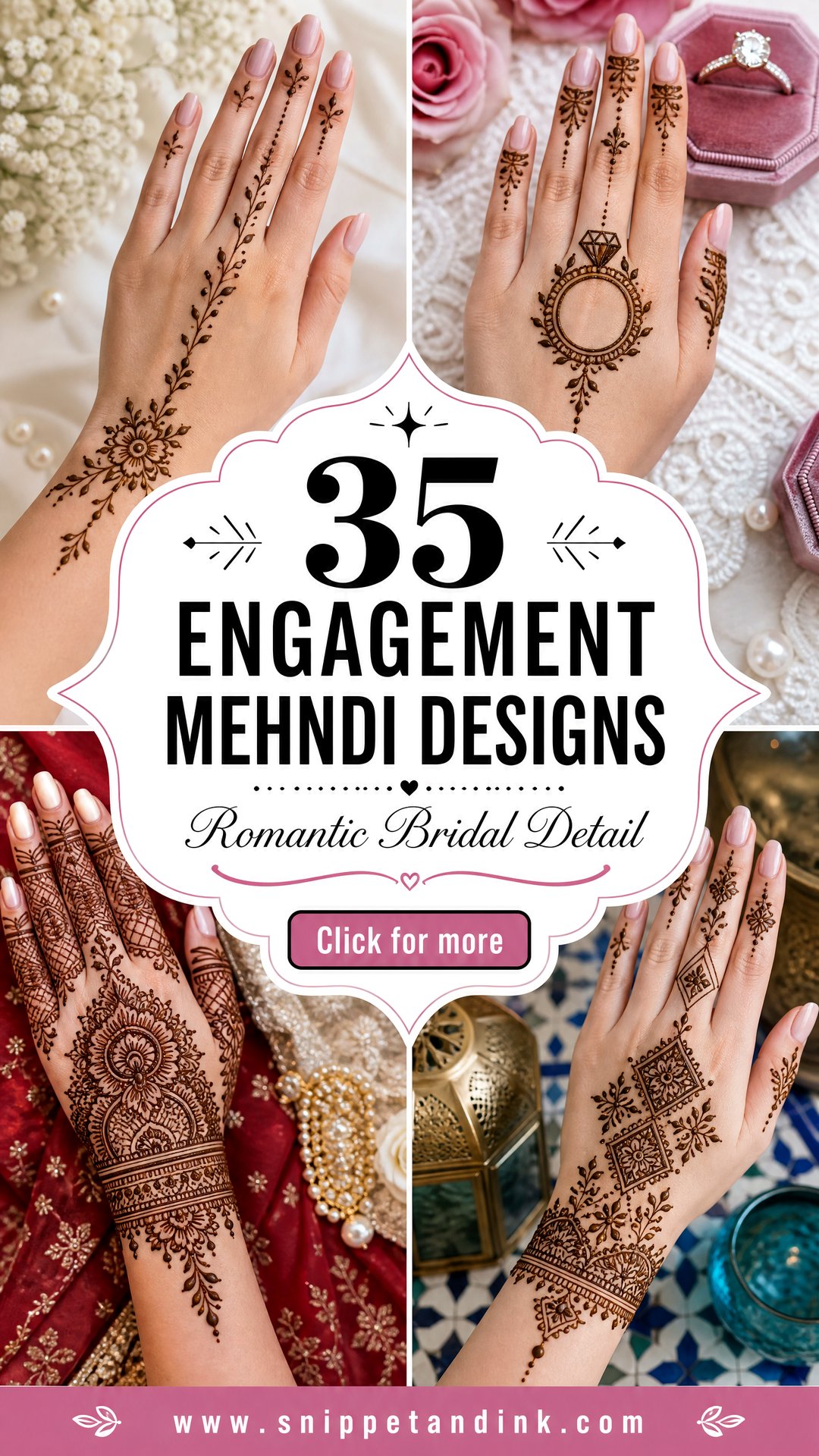 35 Engagement Mehndi Designs for Brides With Romantic Detail - 35 Engagement Mehndi Designs for Brides With Romantic Detail