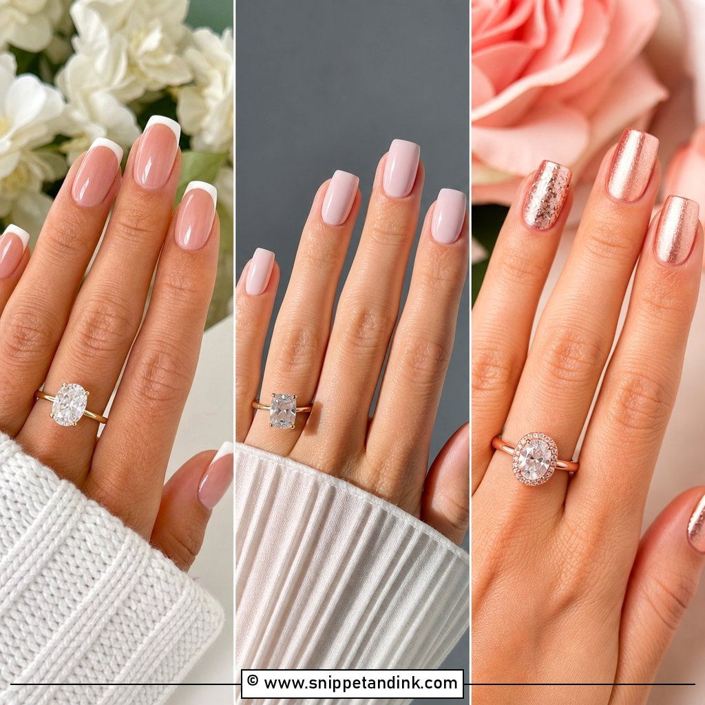 35 Engagement Nails Ideas for a Chic Ring Selfie Moment