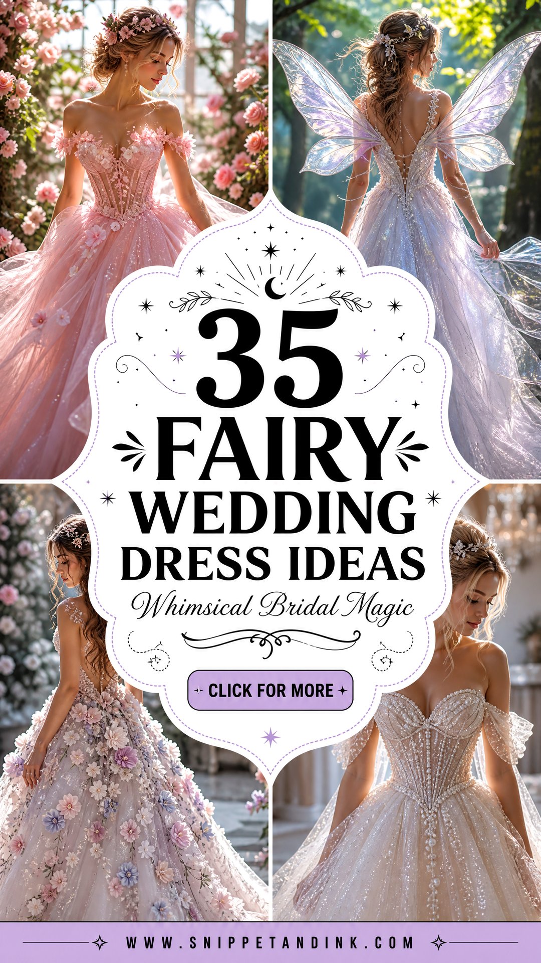 35 Fairy Wedding Dress Ideas for a Whimsical Bridal Look - 35 Fairy Wedding Dress Ideas for a Whimsical Bridal Look