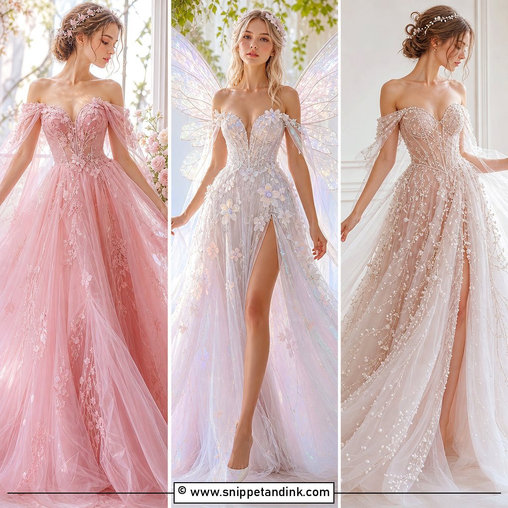 35 Fairy Wedding Dress Ideas for a Whimsical Bridal Look