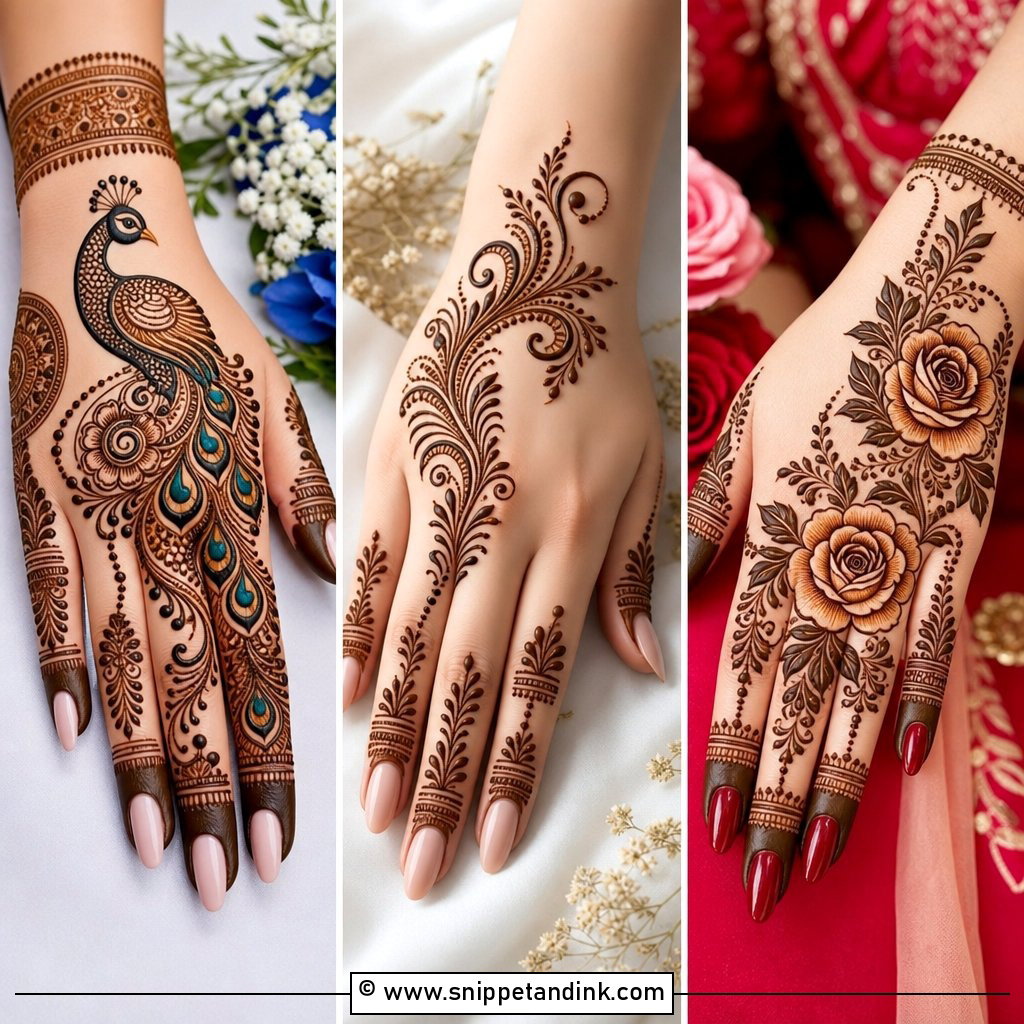 35 Fancy Mehndi Designs for Glamorous Festive Hands Today