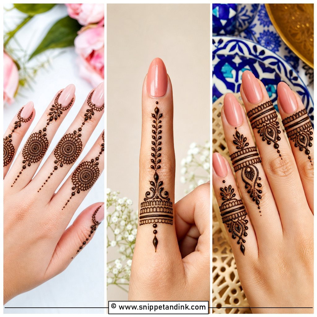35 Fingers Mehndi Design Ideas for Delicate Bridal Detail