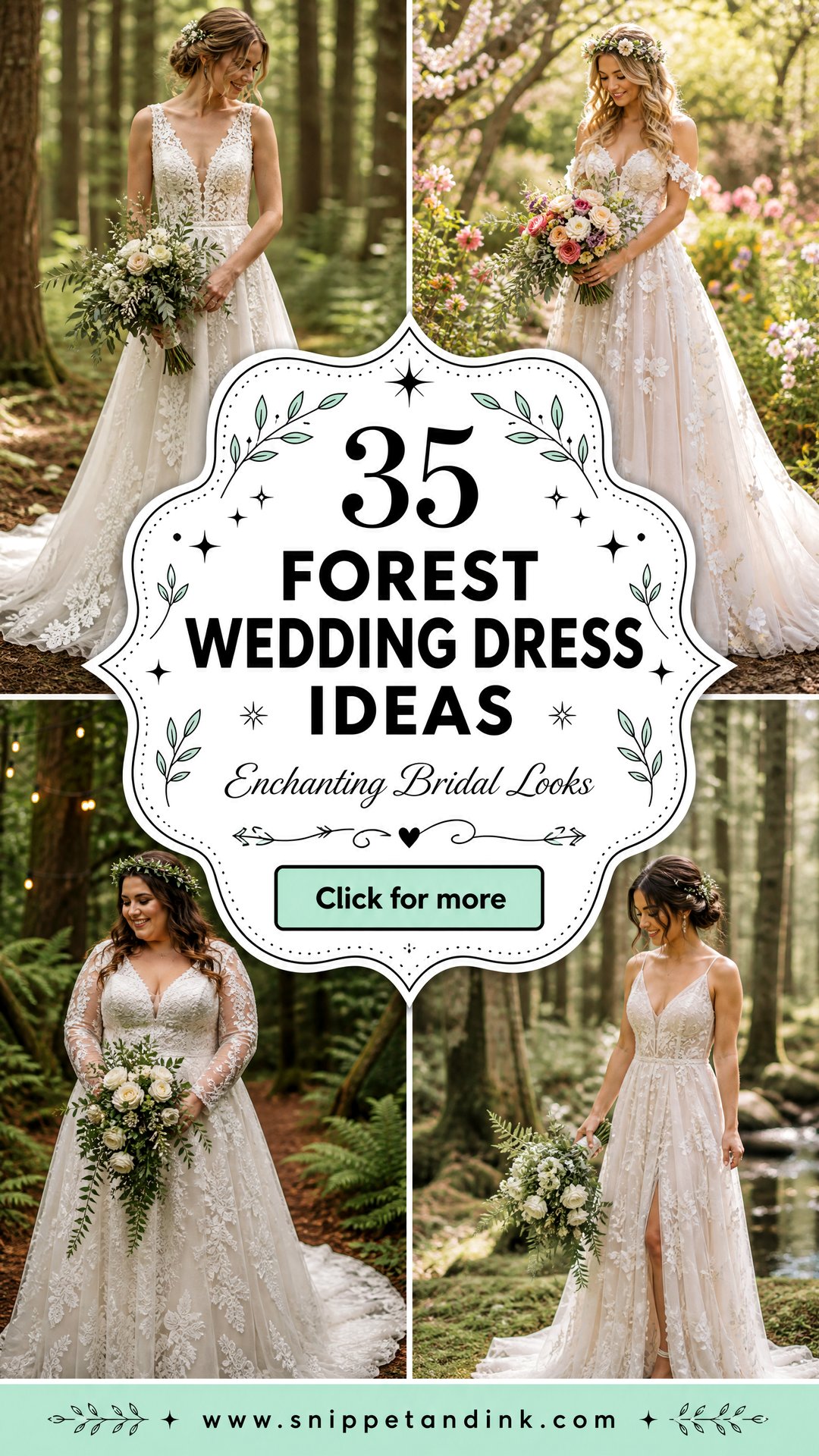 35 Forest Wedding Dress Ideas Enchanting Bridal Looks - 35 Forest Wedding Dress Ideas: Enchanting Bridal Looks