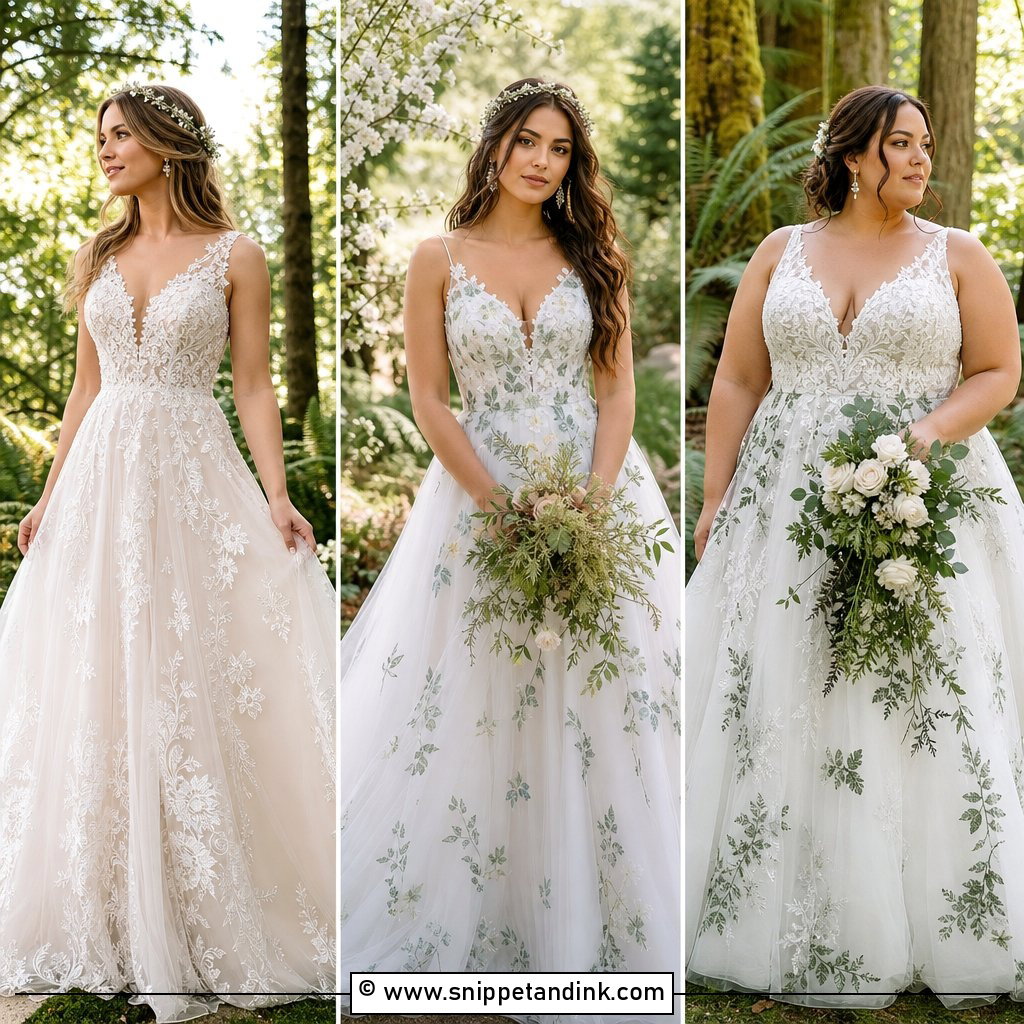 35 Forest Wedding Dress Ideas Enchanting Bridal Looks
