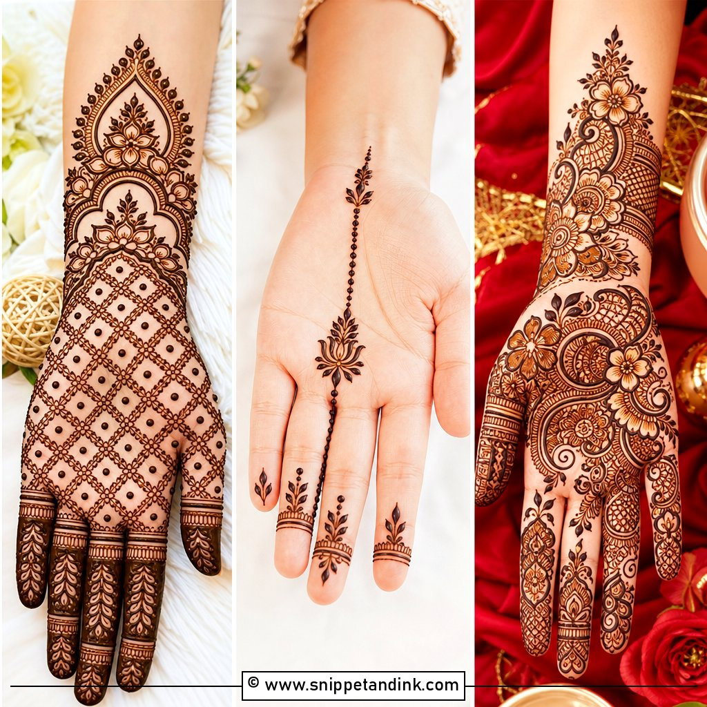 35 Front Hand Mehndi Designs for Elegant Bridal Hands Today