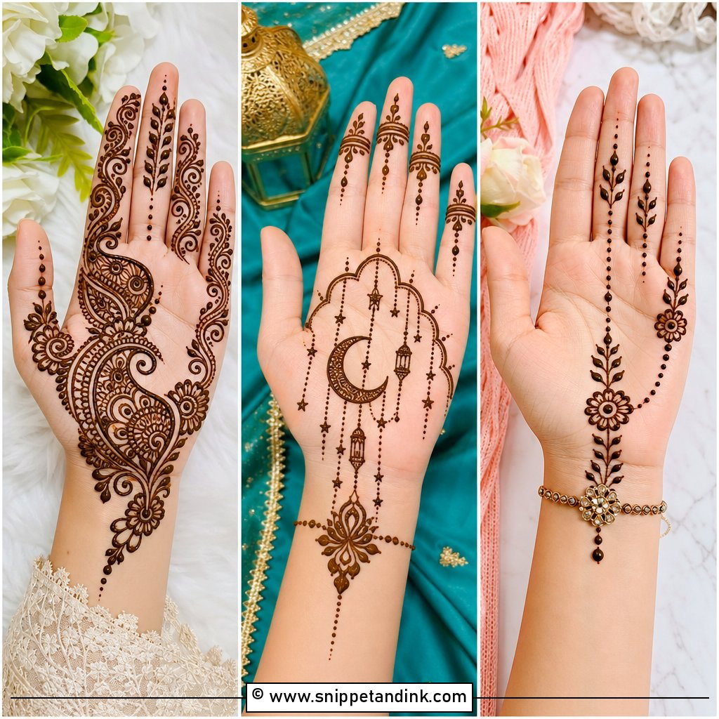 35 Front Mehndi Design Ideas for Elegant Festive Hands
