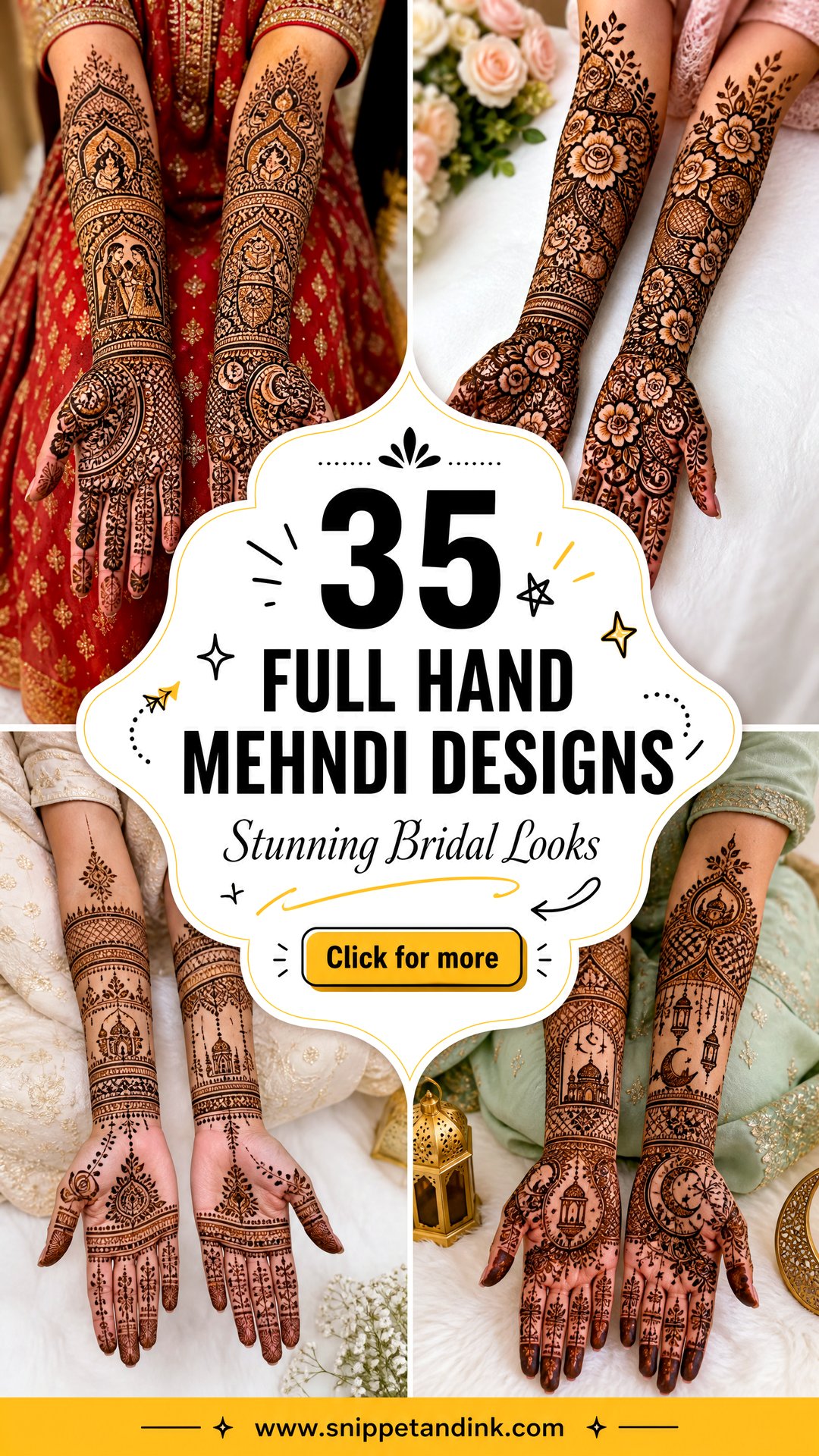 35 Full Hand Mehndi Designs for Stunning Bridal Looks Today - 35 Full Hand Mehndi Designs for Stunning Bridal Looks Today