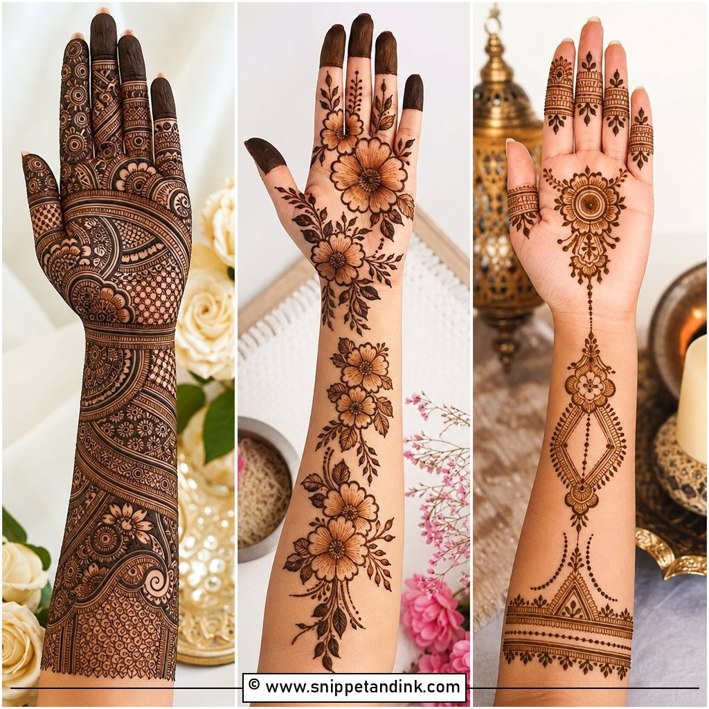 35 Full Hand Mehndi Designs for Stunning Bridal Looks Today