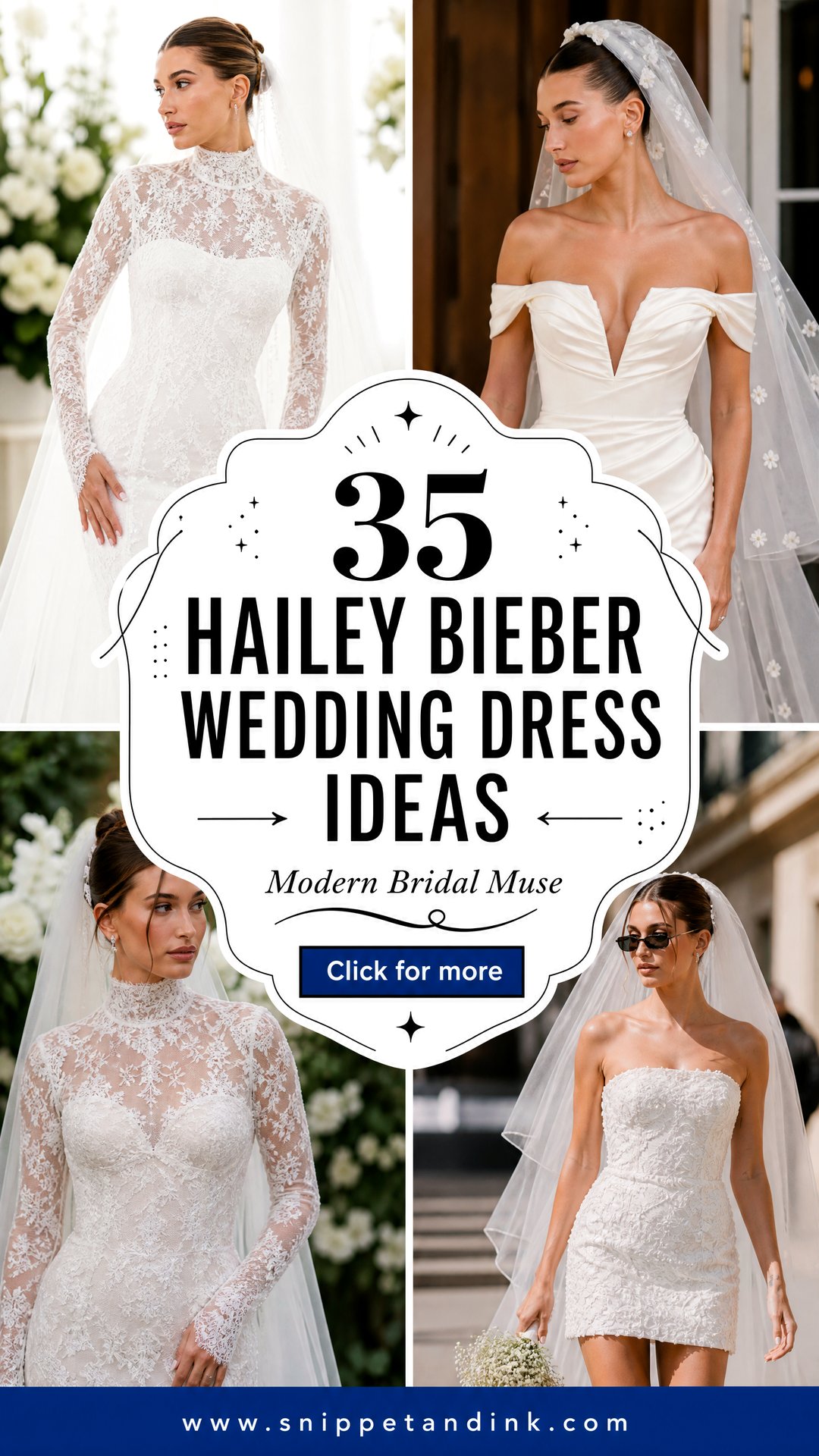 35 Hailey Bieber Wedding Dress Ideas for Modern Brides - 35 Hailey Bieber Wedding Dress Ideas for Modern Brides