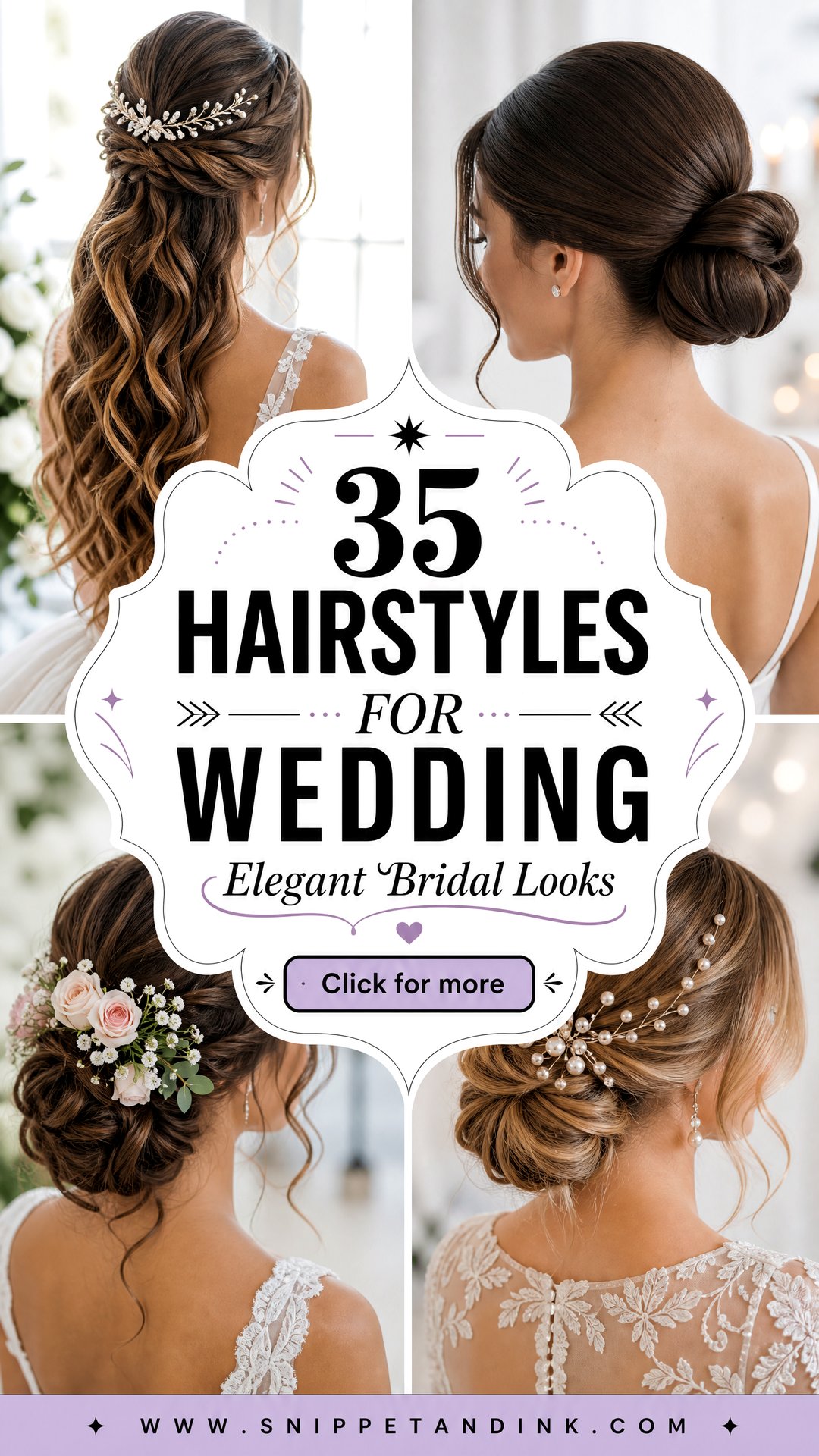 35 Hairstyles for Wedding Elegant Looks for Every Bride - 35 Hairstyles for Wedding: Elegant Looks for Every Bride
