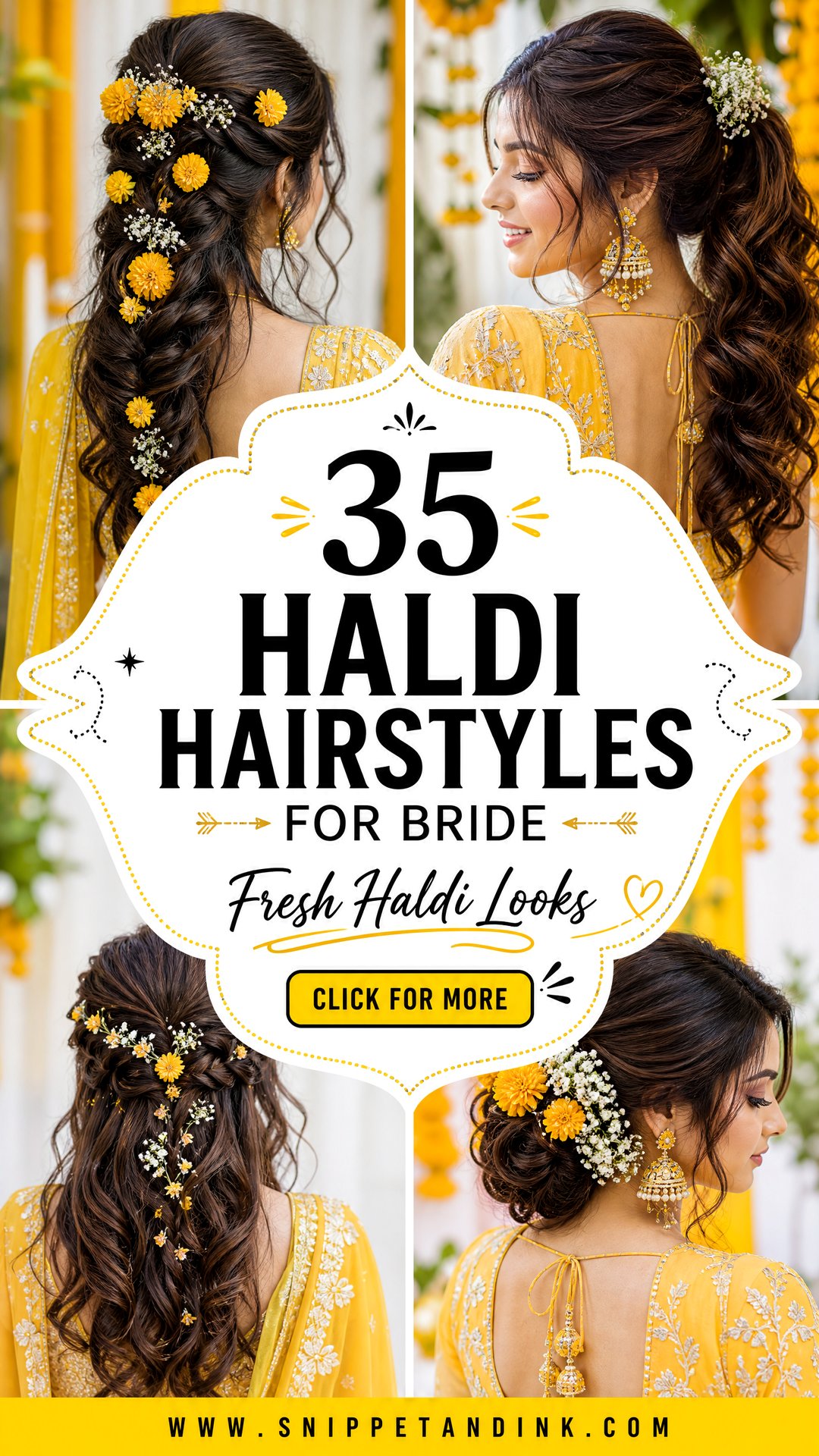 35 Haldi Hairstyles for Bride Fresh Looks for Your Day - 35 Haldi Hairstyles for Bride: Fresh Looks for Your Day