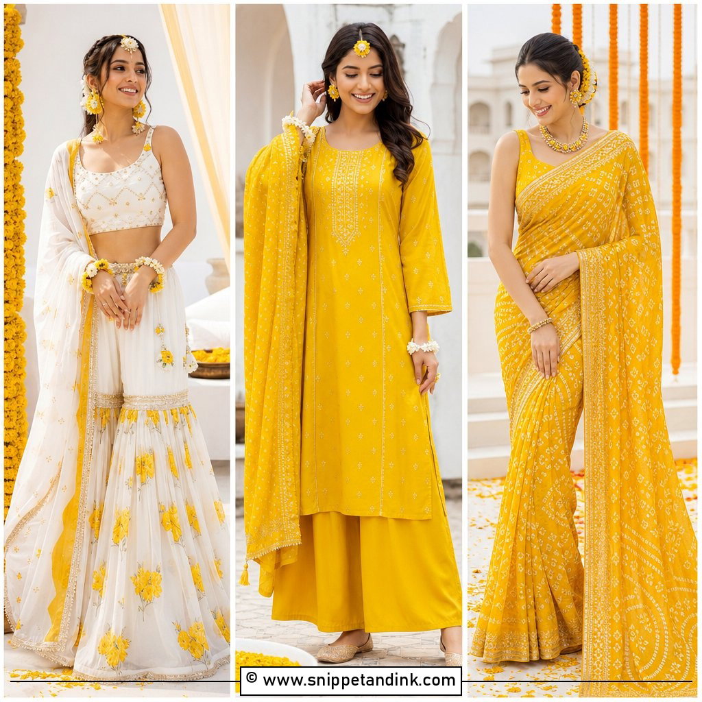 35 Haldi Outfits for Sister Trendy Looks To Celebrate