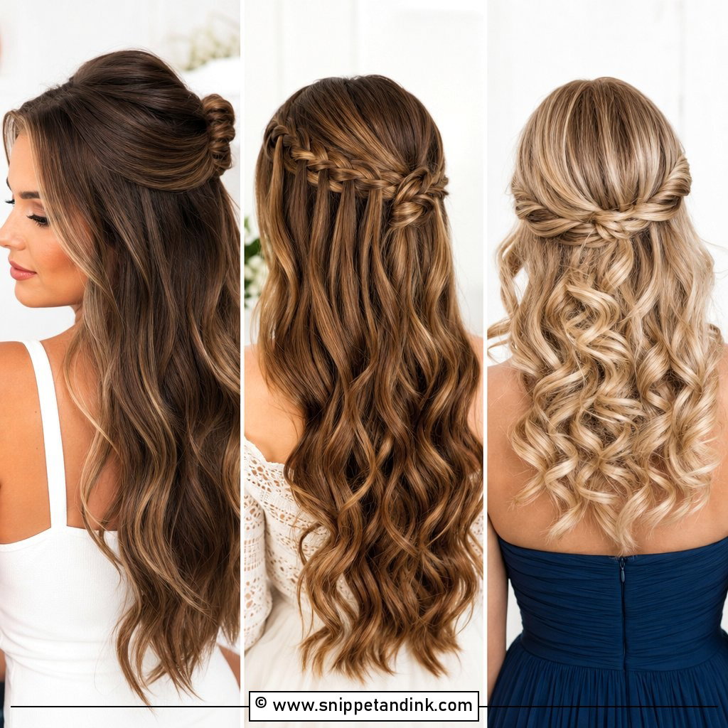 35 Half-Up Half-Down Wedding Hairstyles for Dreamy Brides