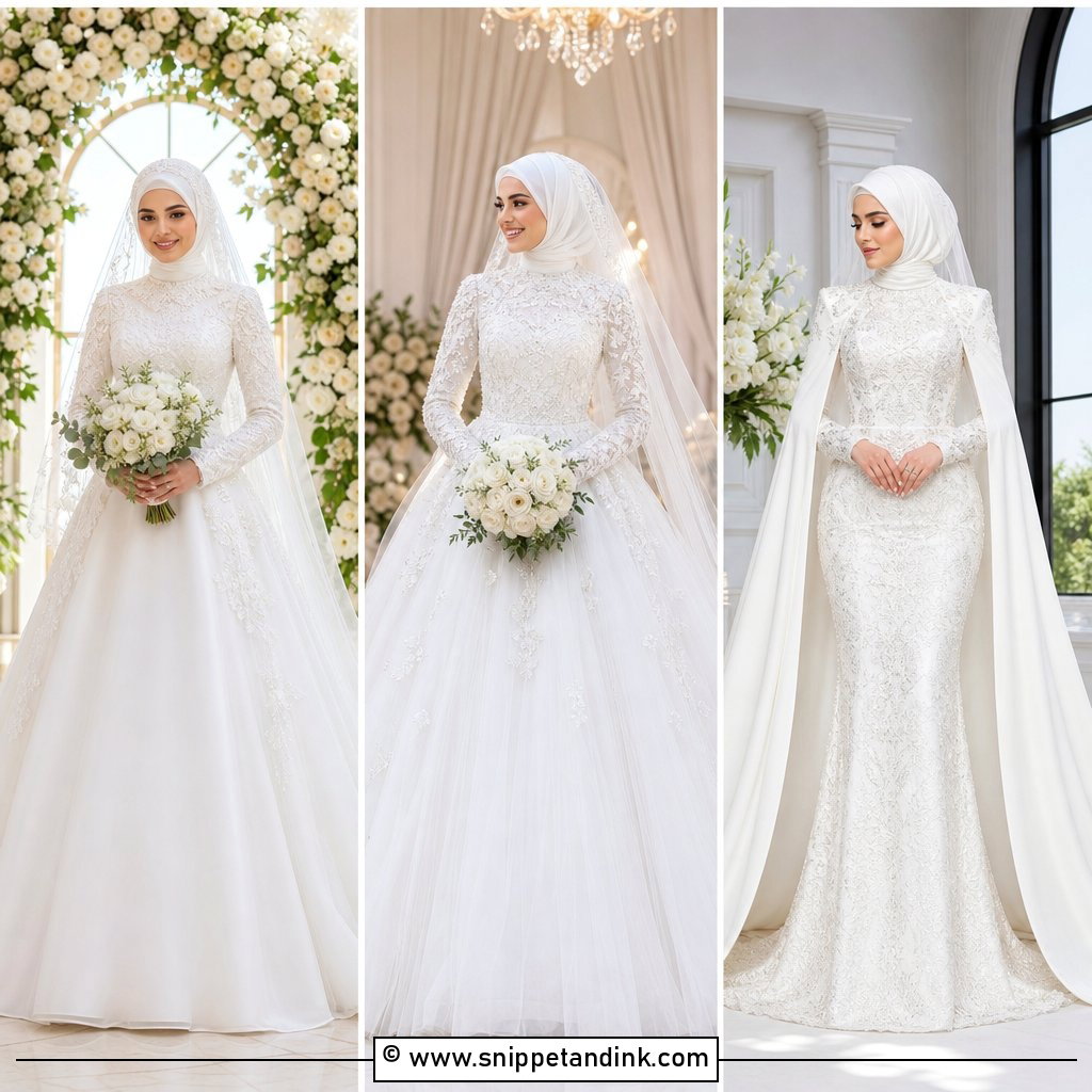 35 Hijab Bride Ideas Elegant Modest Wedding Looks To Love