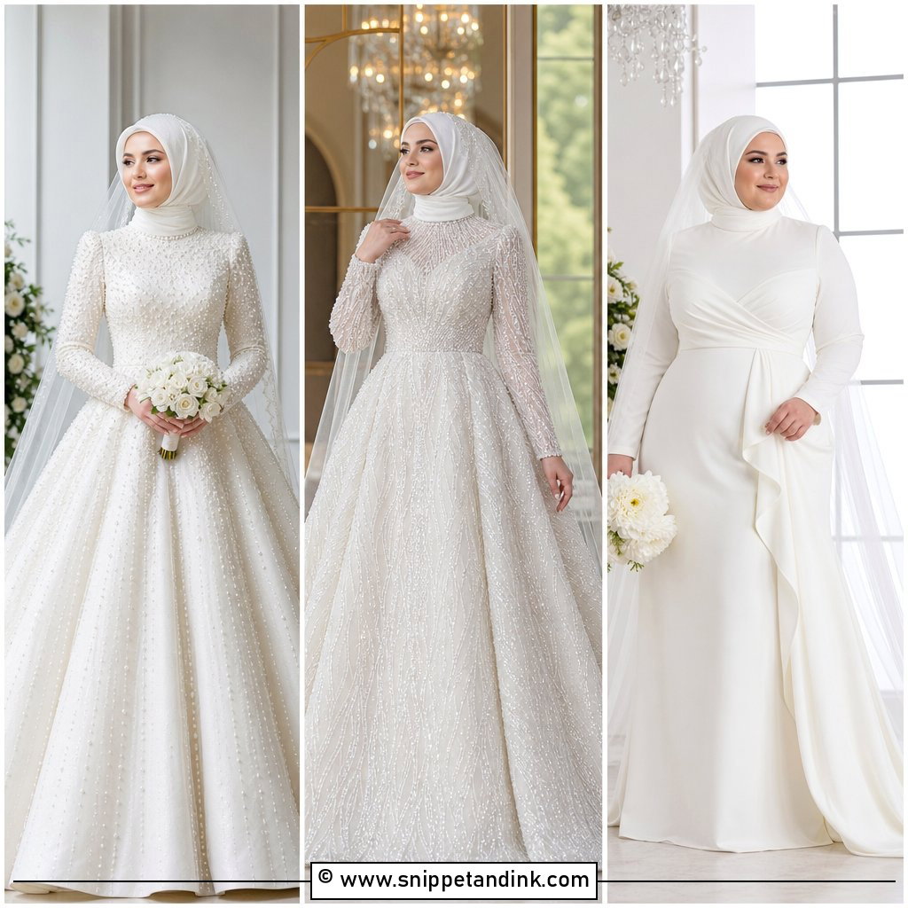 35 Hijab Wedding Dresses Modest Bridal Looks To Love Today