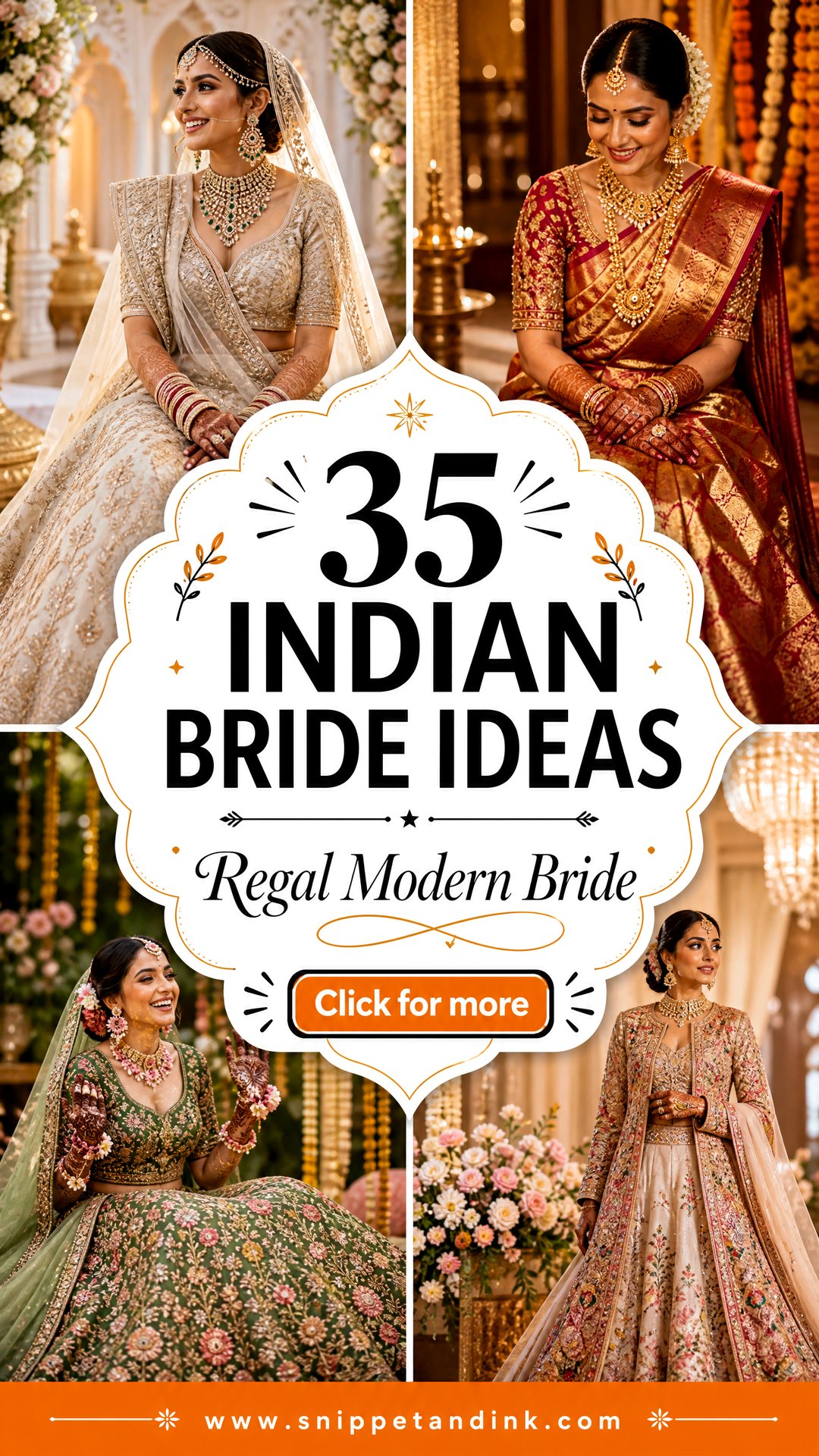 35 Indian Bride Ideas Regal Looks For Modern Weddings To Love - 35 Indian Bride Ideas: Regal Looks For Modern Weddings To Love