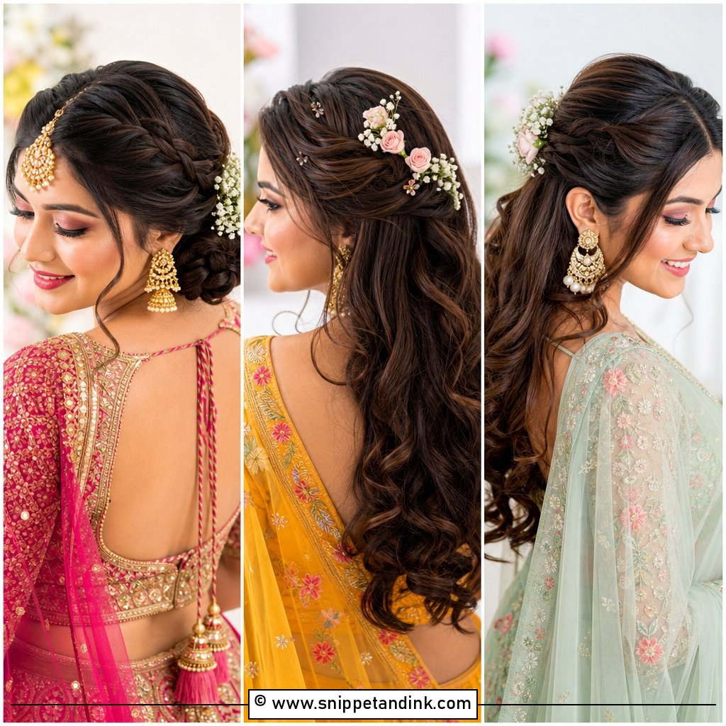 35 Indian Wedding Bridal Hairstyle Ideas for Regal Looks