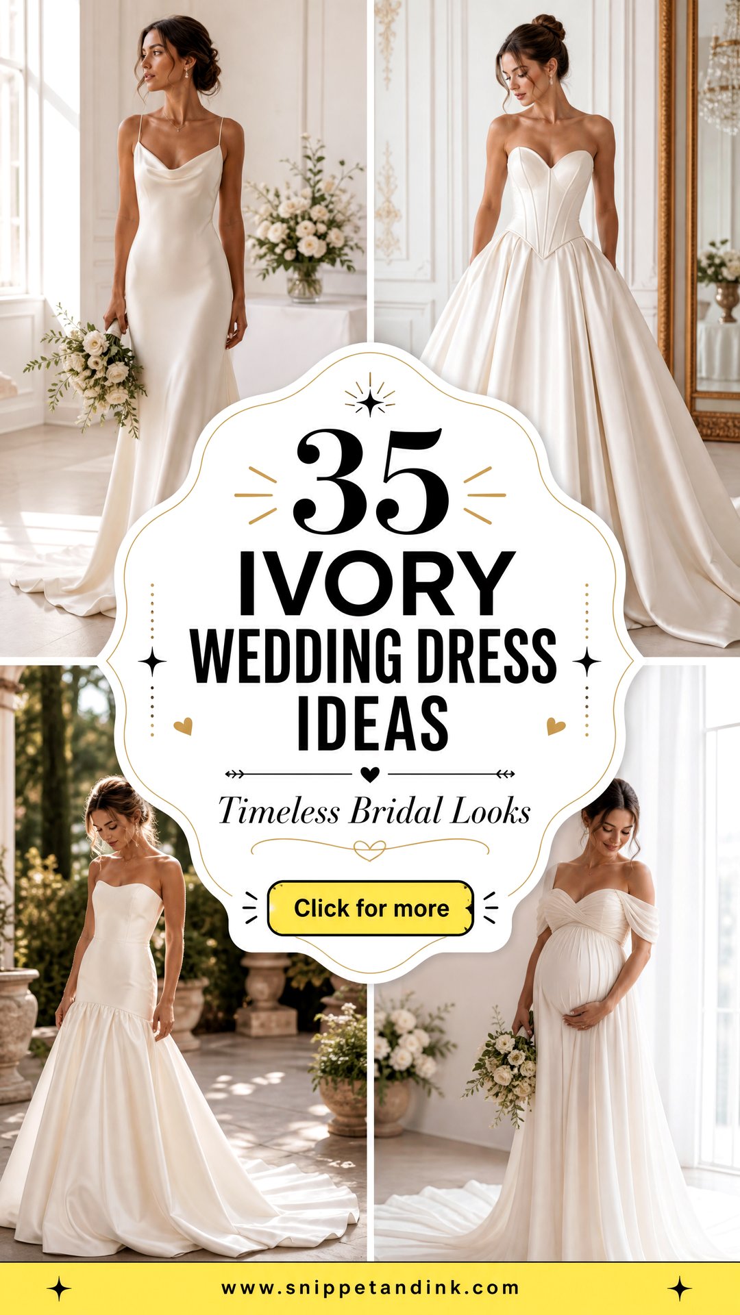 35 Ivory Wedding Dress Ideas Timeless Bridal Looks To Love - 35 Ivory Wedding Dress Ideas: Timeless Bridal Looks To Love