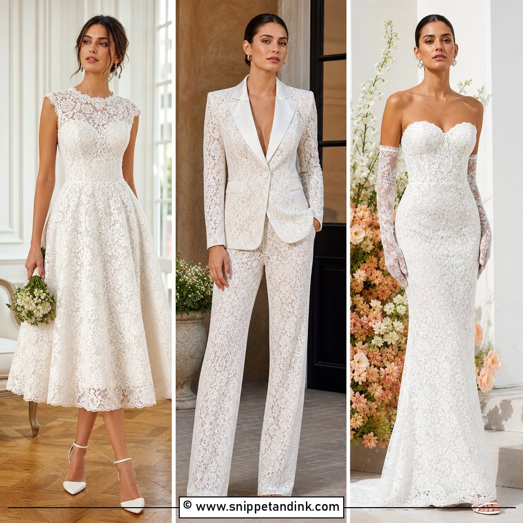 35 Lace Styles for Wedding Elegant Bridal Looks To Love Now