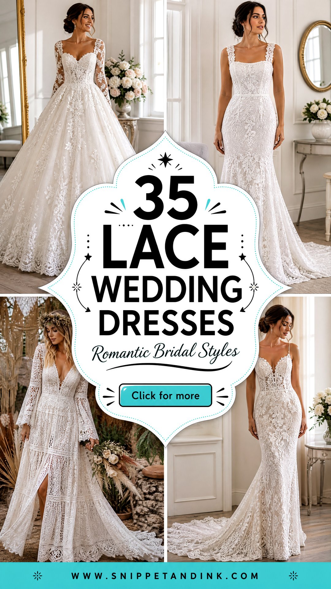 35 Lace Wedding Dresses Romantic Bridal Styles To Love - 35 Lace Wedding Dresses: Romantic Bridal Styles To Love