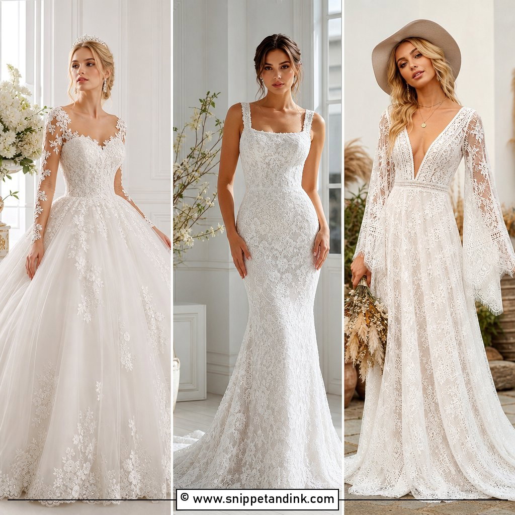 35 Lace Wedding Dresses Romantic Bridal Styles To Love