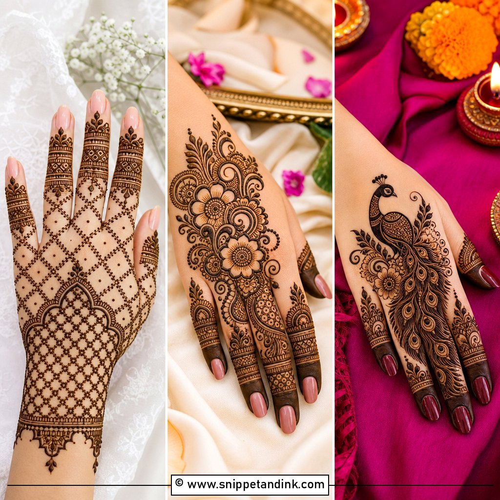 35 Latest Backhand Mehndi Designs for Trendy Festive Style