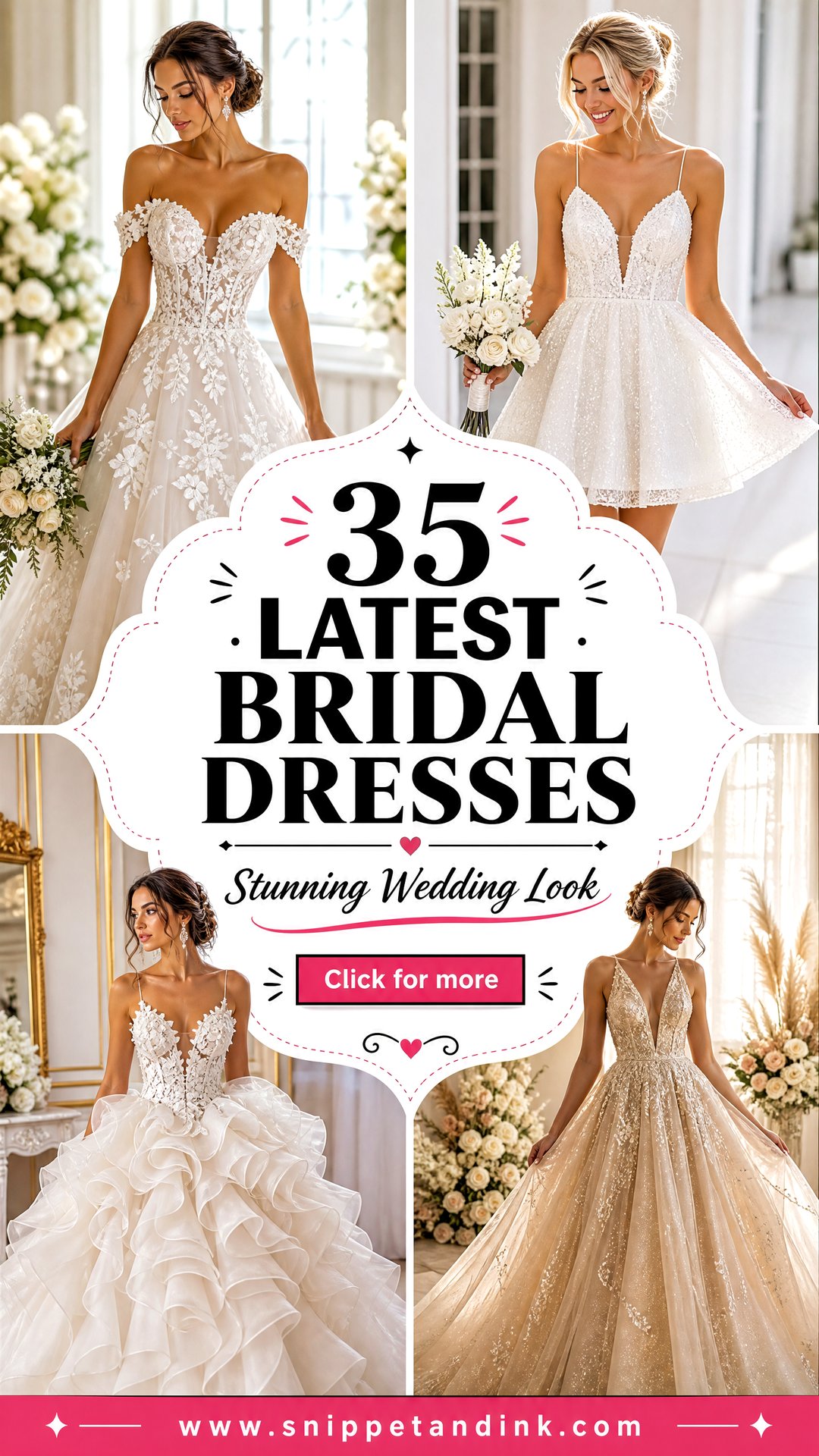 35 Latest Bridal Dresses for a Stunning Wedding Look - 35 Latest Bridal Dresses for a Stunning Wedding Look