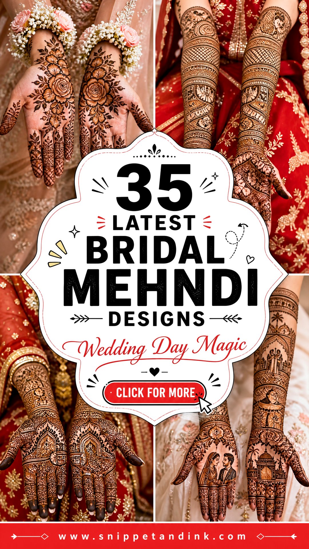 35 Latest Bridal Mehndi Designs for Wedding-Day Magic - 35 Latest Bridal Mehndi Designs for Wedding-Day Magic