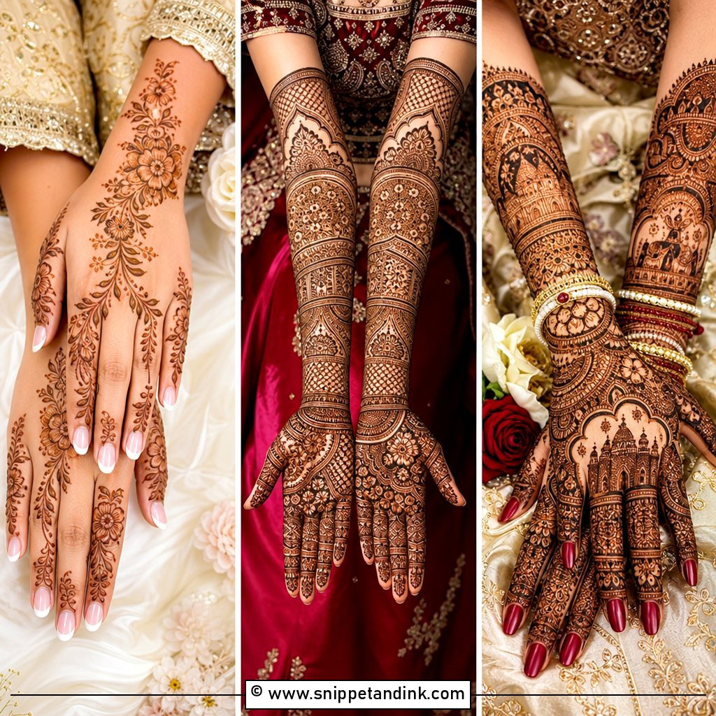 35 Latest Bridal Mehndi Designs for Wedding-Day Magic