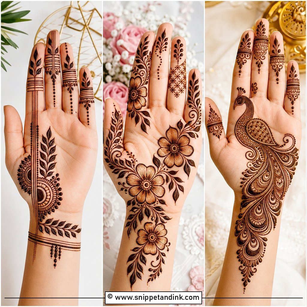 35 Latest Front Hand Mehndi Designs for Elegant Hands